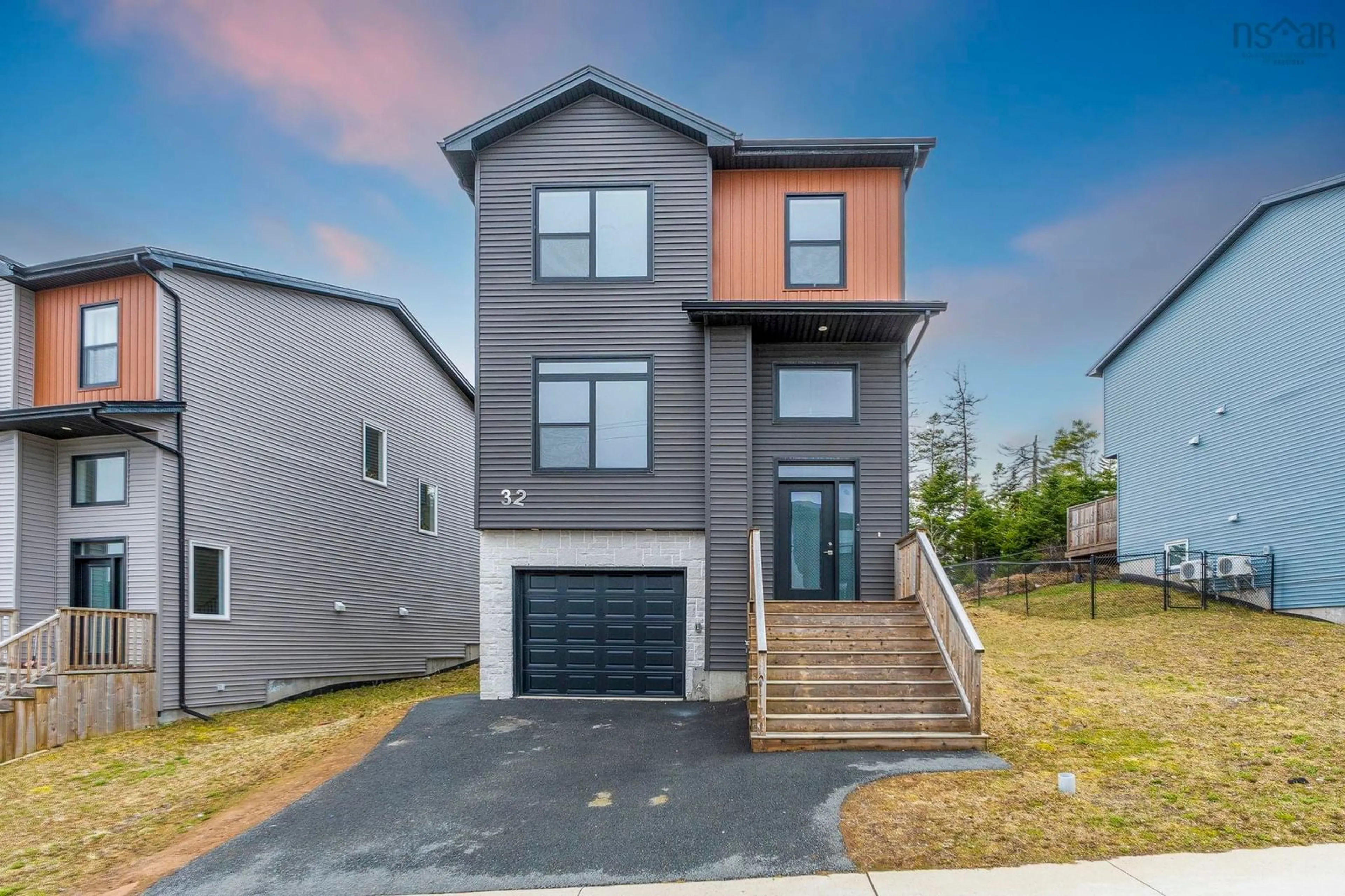 Home with brick exterior material, street for 32 Higgins Ave, Beechville Nova Scotia B3T 1A7