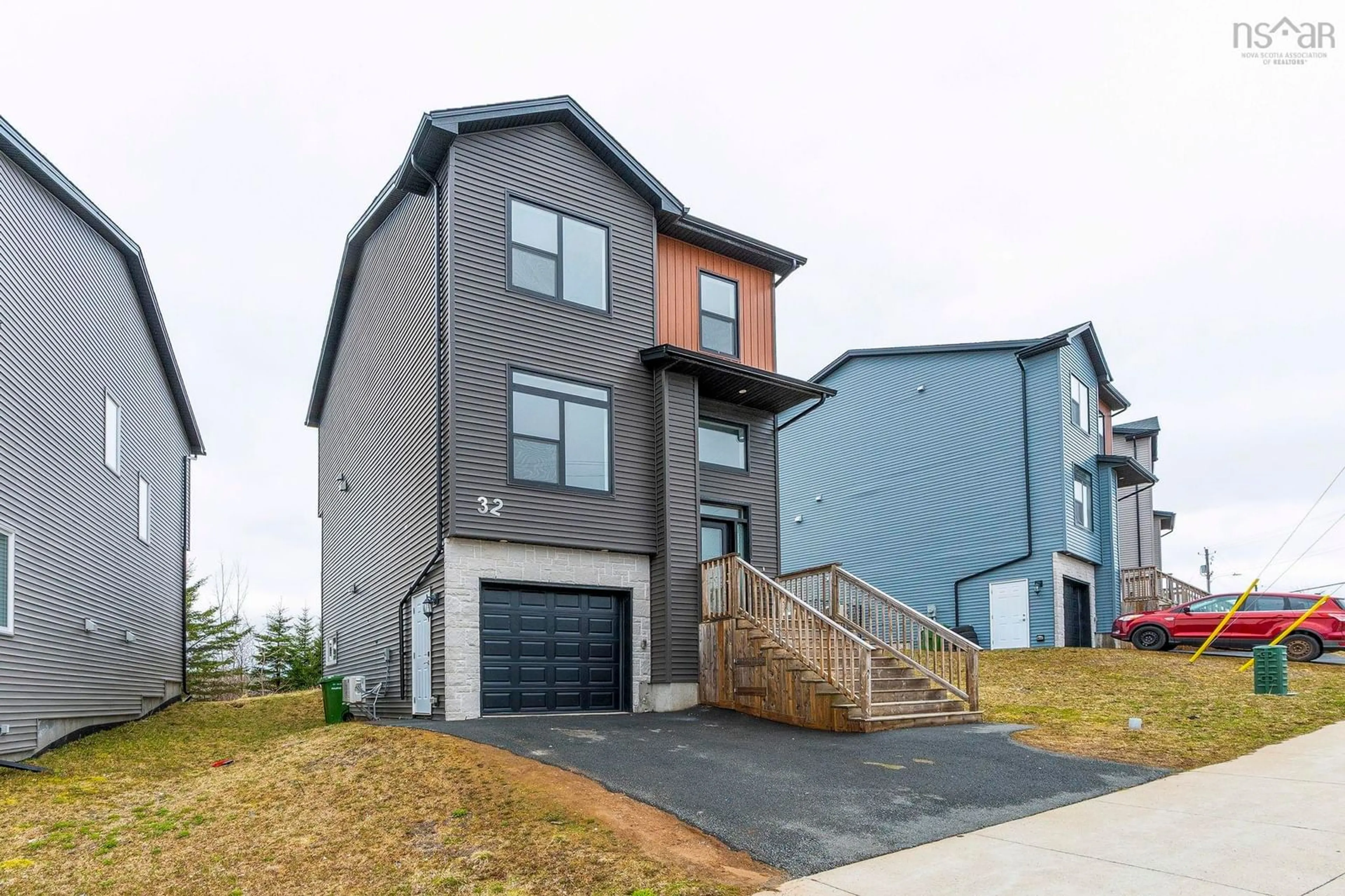 Home with brick exterior material, street for 32 Higgins Ave, Beechville Nova Scotia B3T 1A7