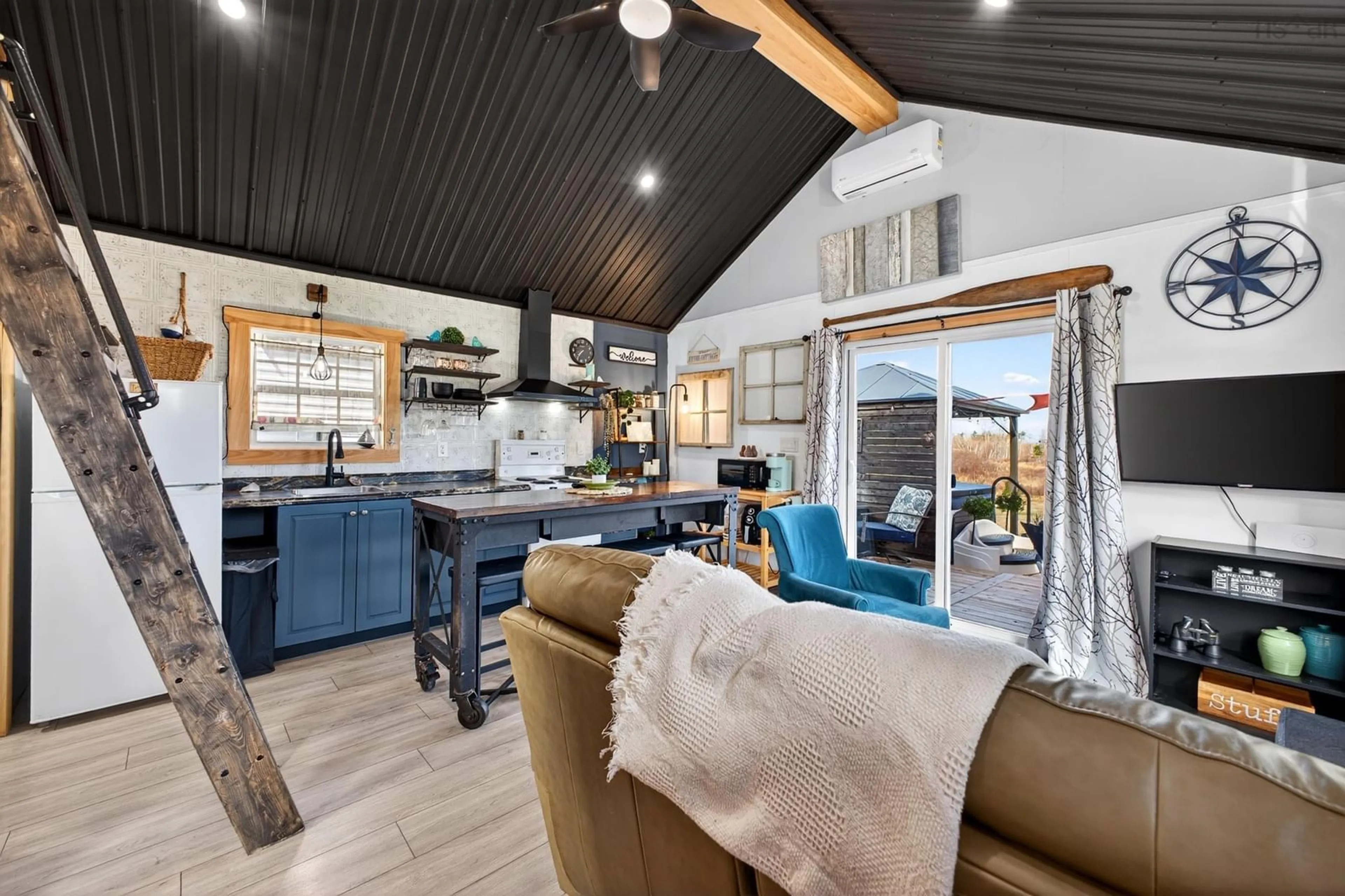 Open concept kitchen, unknown for 913 Upper River John Rd, Middleton Nova Scotia B0K 1V0