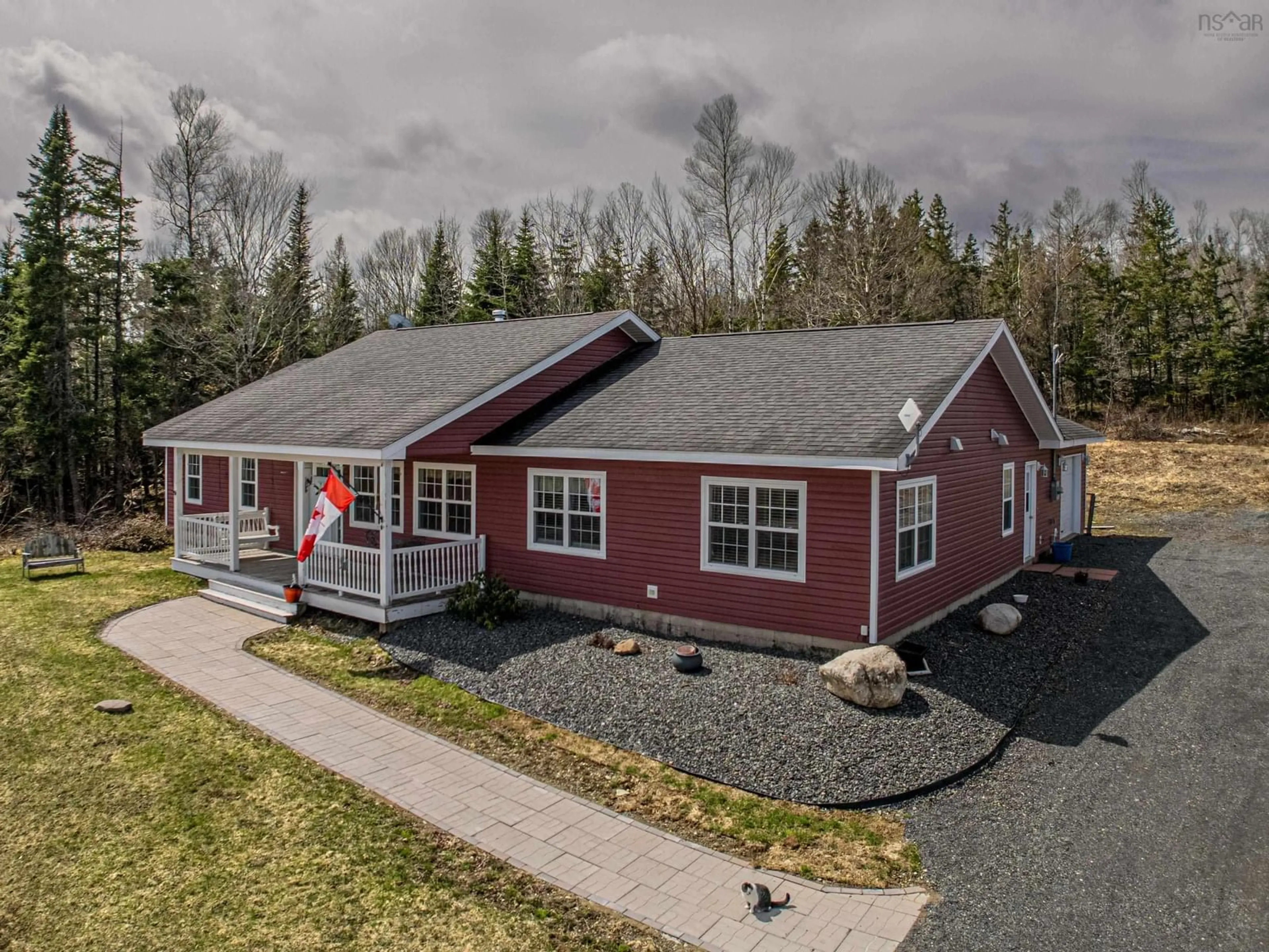 A pic from outside/outdoor area/front of a property/back of a property/a pic from drone, unknown for 1339 Stewiacke Rd, Lansdowne Station Nova Scotia B0K 2A0