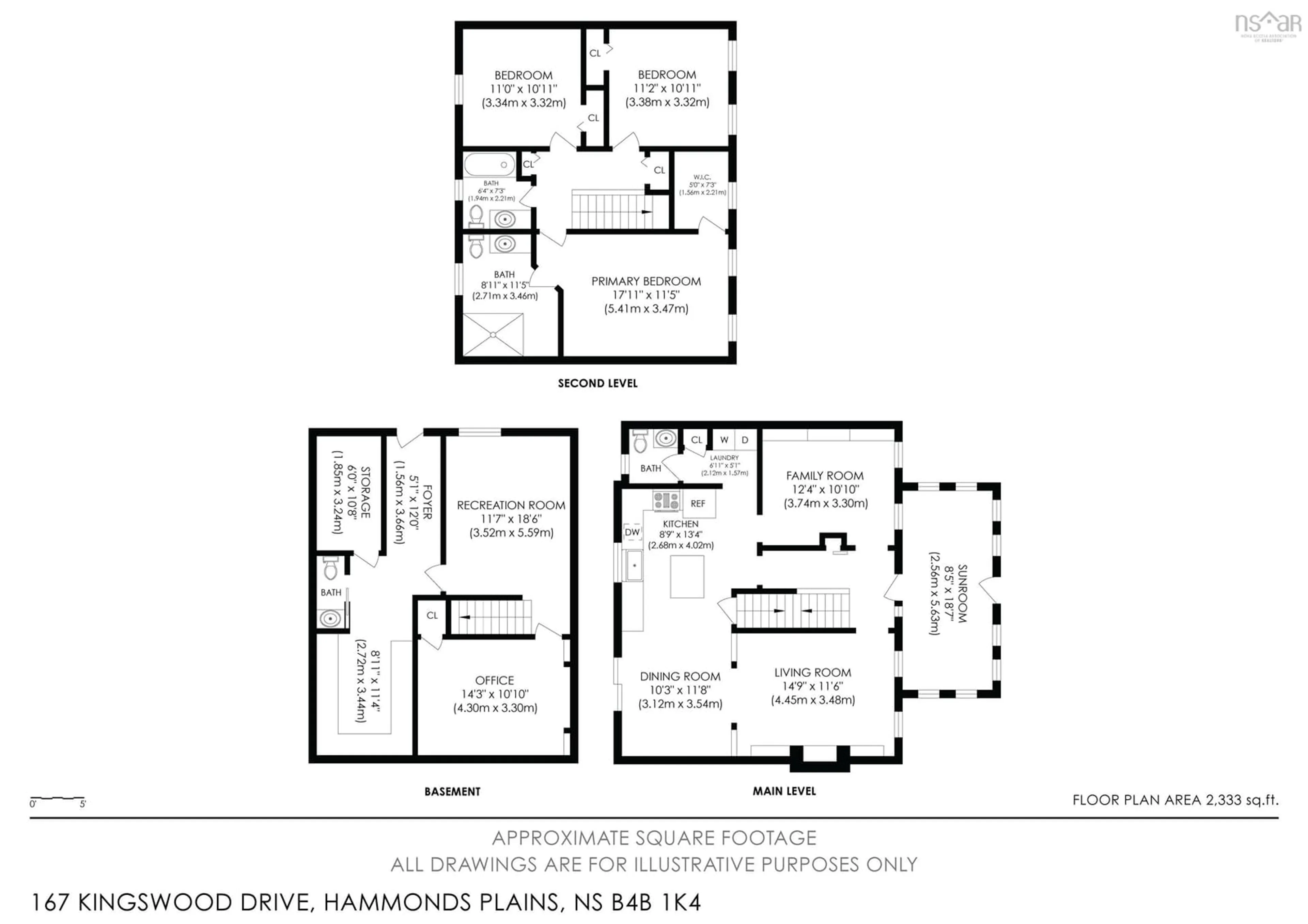 Floor plan for 167 Kingswood Dr, Hammonds Plains Nova Scotia B4B 1K4