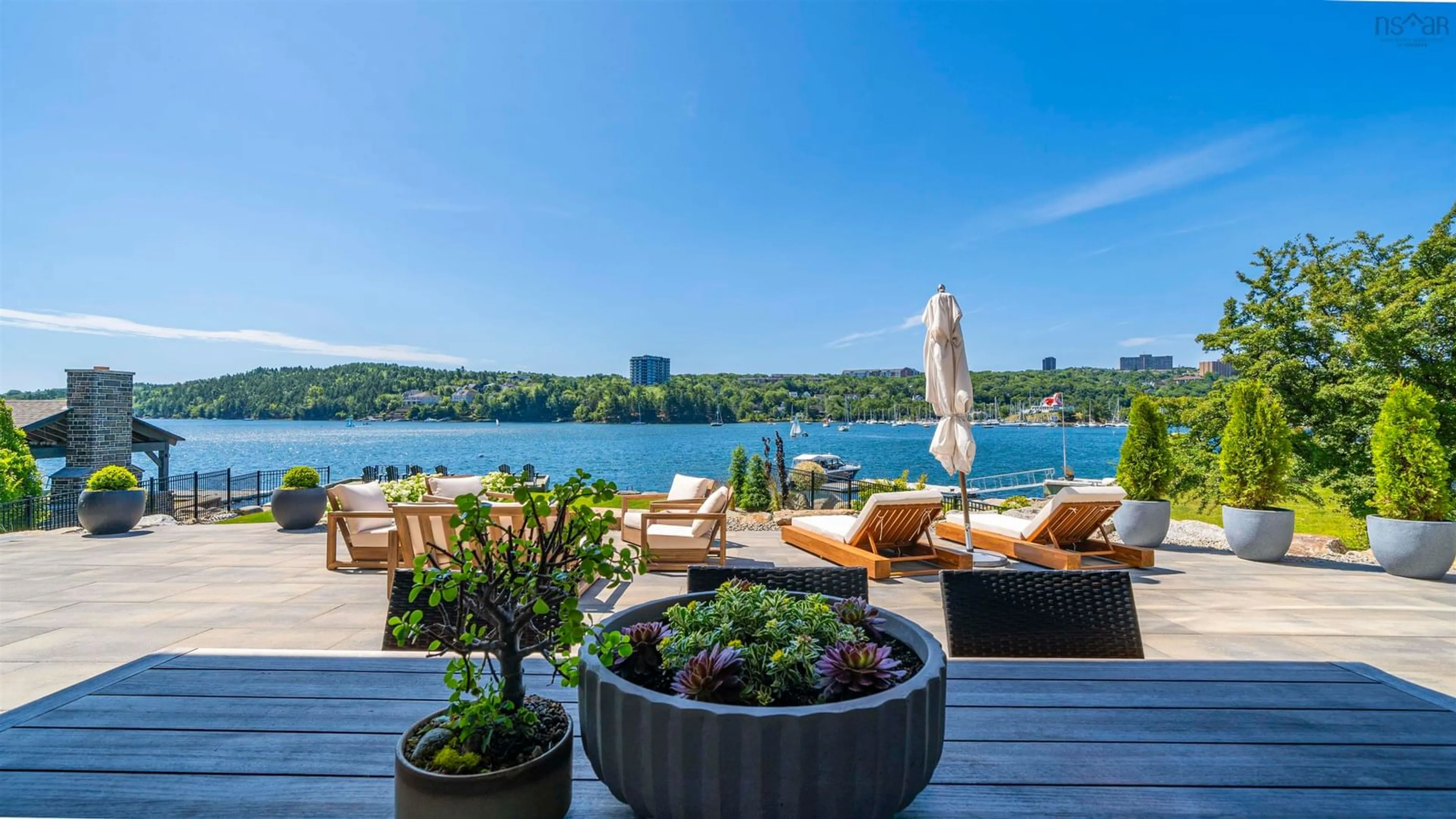 Patio, water/lake/river/ocean view for 6944 Armview Ave, Halifax Nova Scotia B3H 2M4