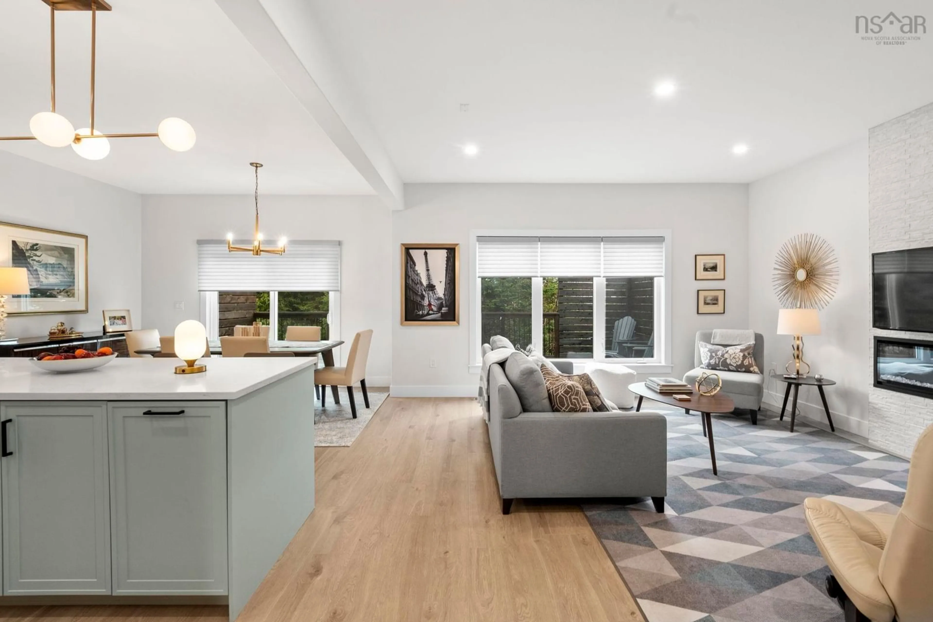 Open concept kitchen, wood/laminate floor for 23 Merlot Crt, Timberlea Nova Scotia B3T 0C2