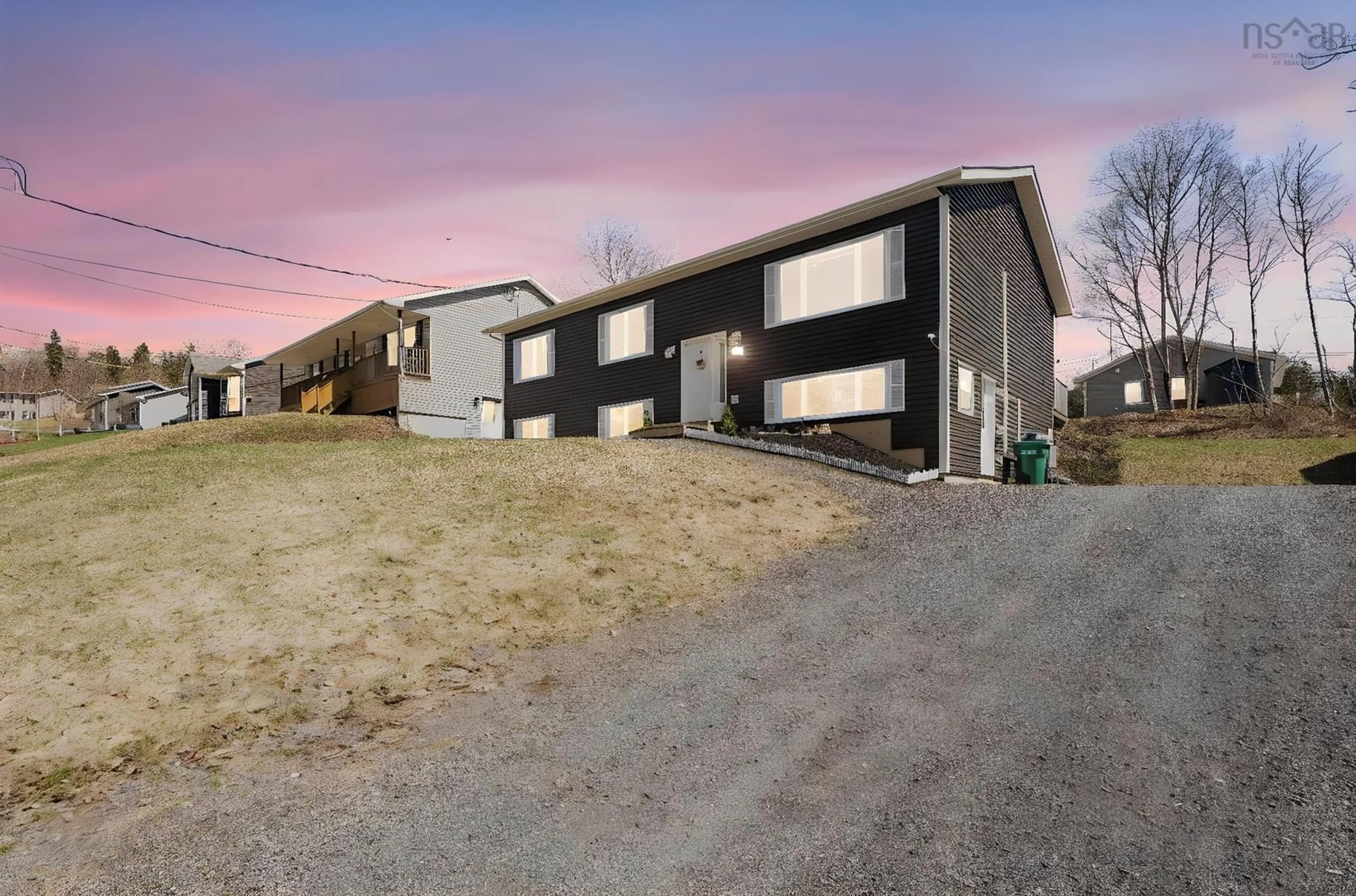 A pic from outside/outdoor area/front of a property/back of a property/a pic from drone, unknown for 105 Birchview Cres, New Glasgow Nova Scotia B2H 5T6