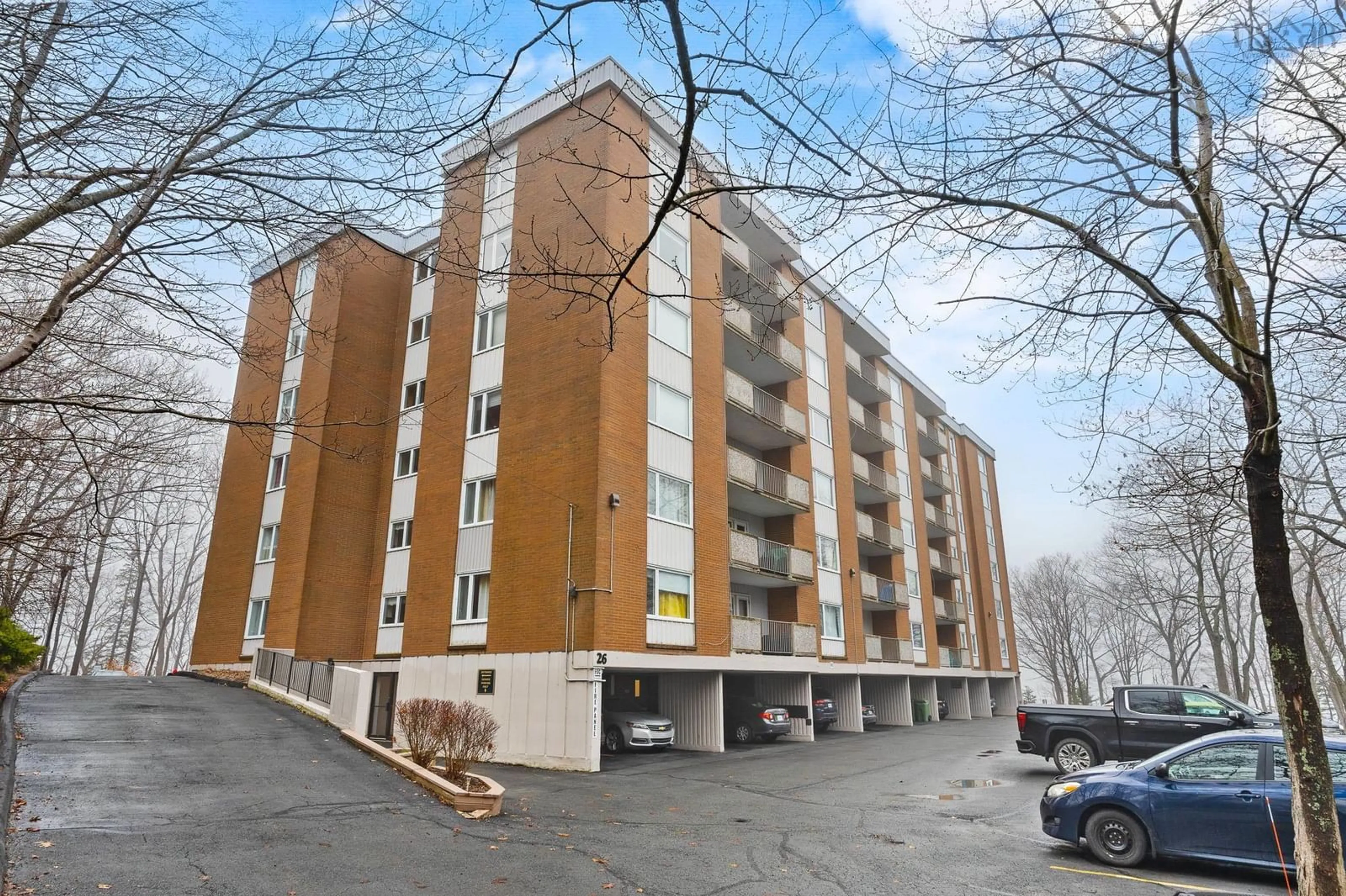 Patio, building for 26 Brookdale Cres #304, Crichton Park Nova Scotia B3A 3S8