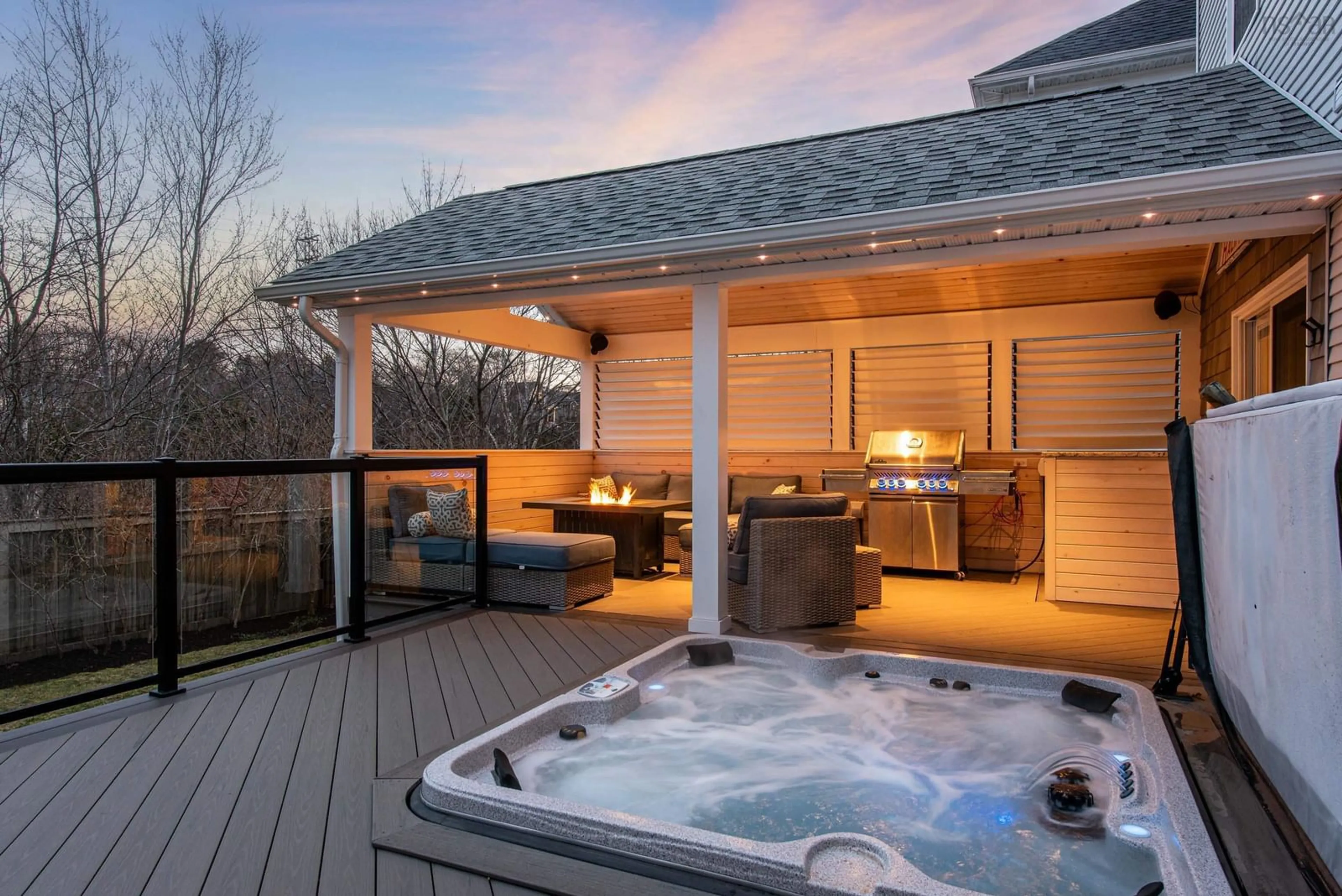 Patio, water/lake/river/ocean view for 5706 Southwood Dr, Halifax Peninsula Nova Scotia B3H 4P4