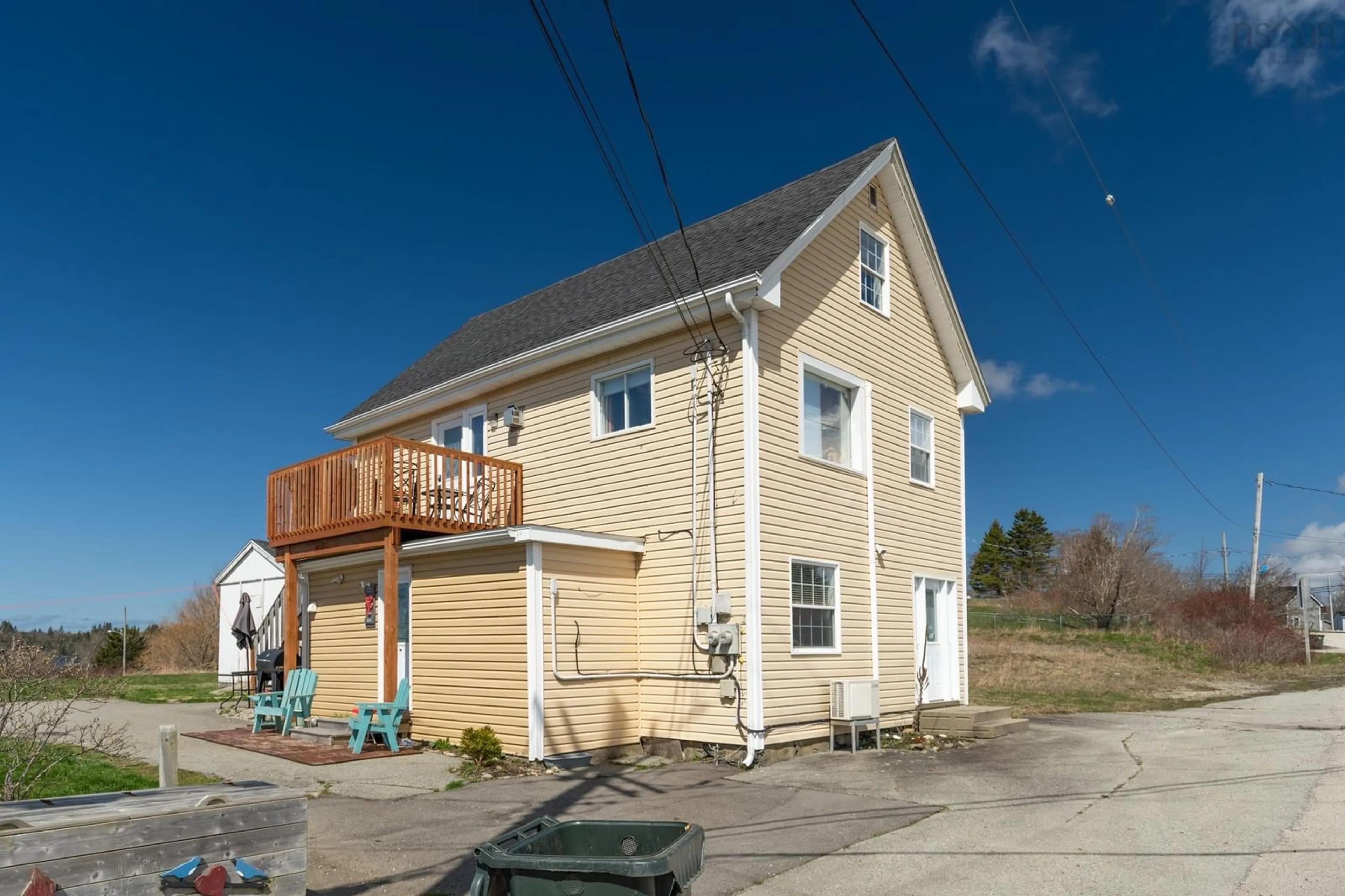 A pic from outside/outdoor area/front of a property/back of a property/a pic from drone, building for 805 Highway 1, Hebron Nova Scotia B5A 5Z5