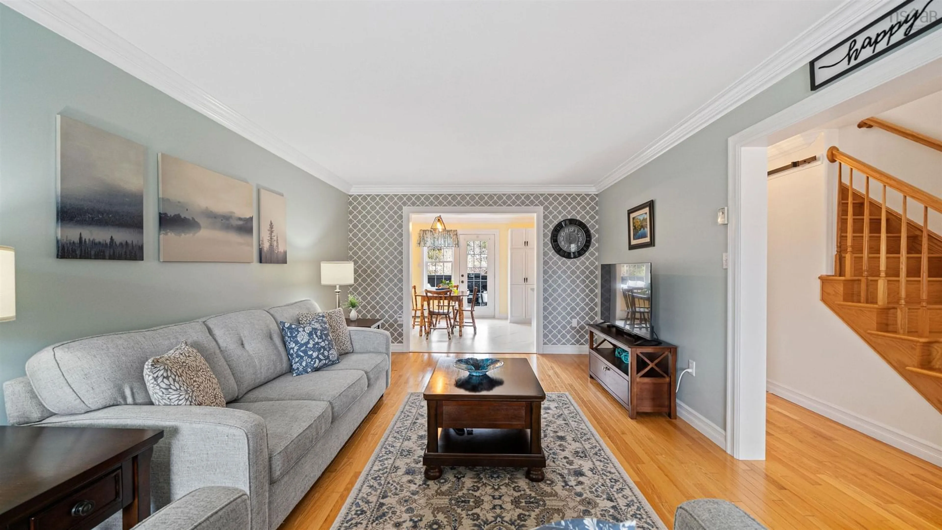 Living room with furniture, unknown for 30 Glenbourne Crt, Halifax Nova Scotia B3S 1E2