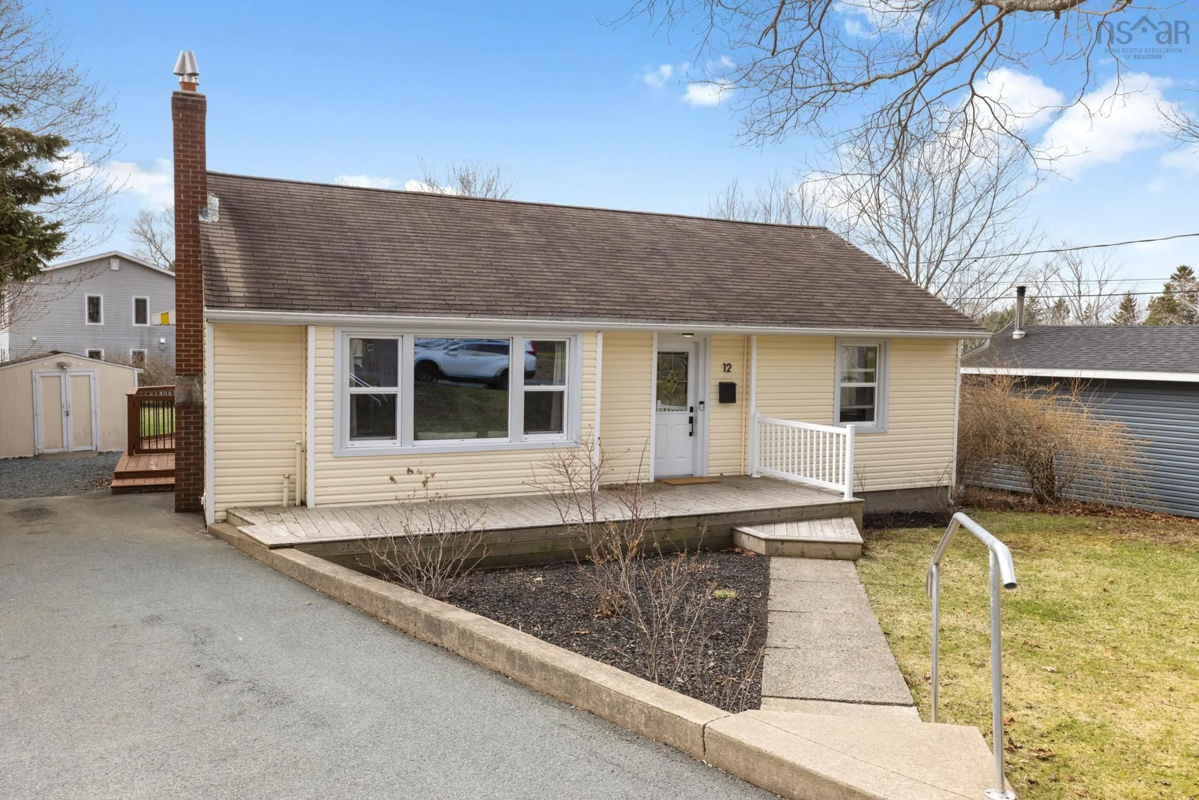 Home with vinyl exterior material, street for 12 Lorway Dr, Dartmouth Nova Scotia B2X 2L2