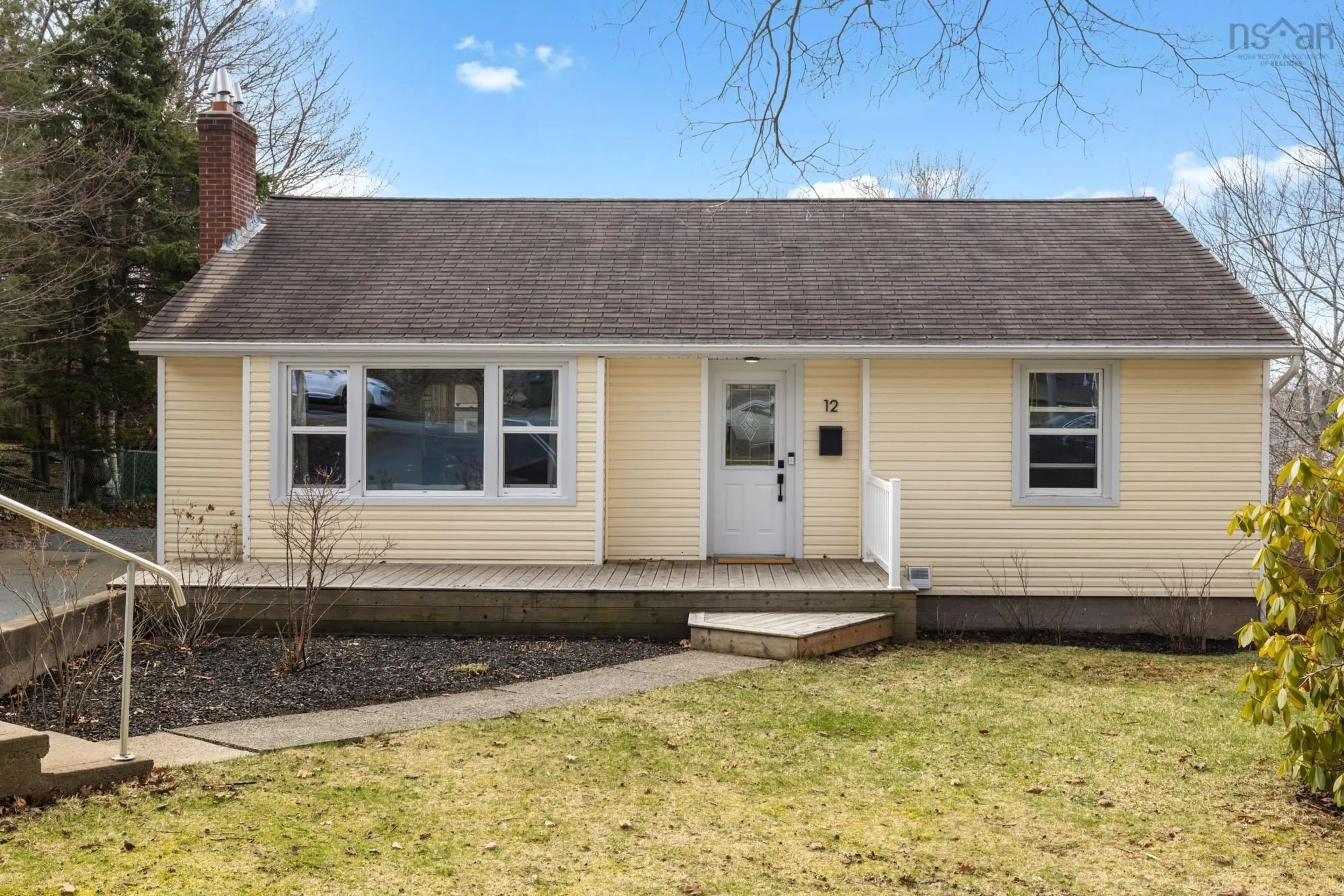 Home with vinyl exterior material, street for 12 Lorway Dr, Dartmouth Nova Scotia B2X 2L2