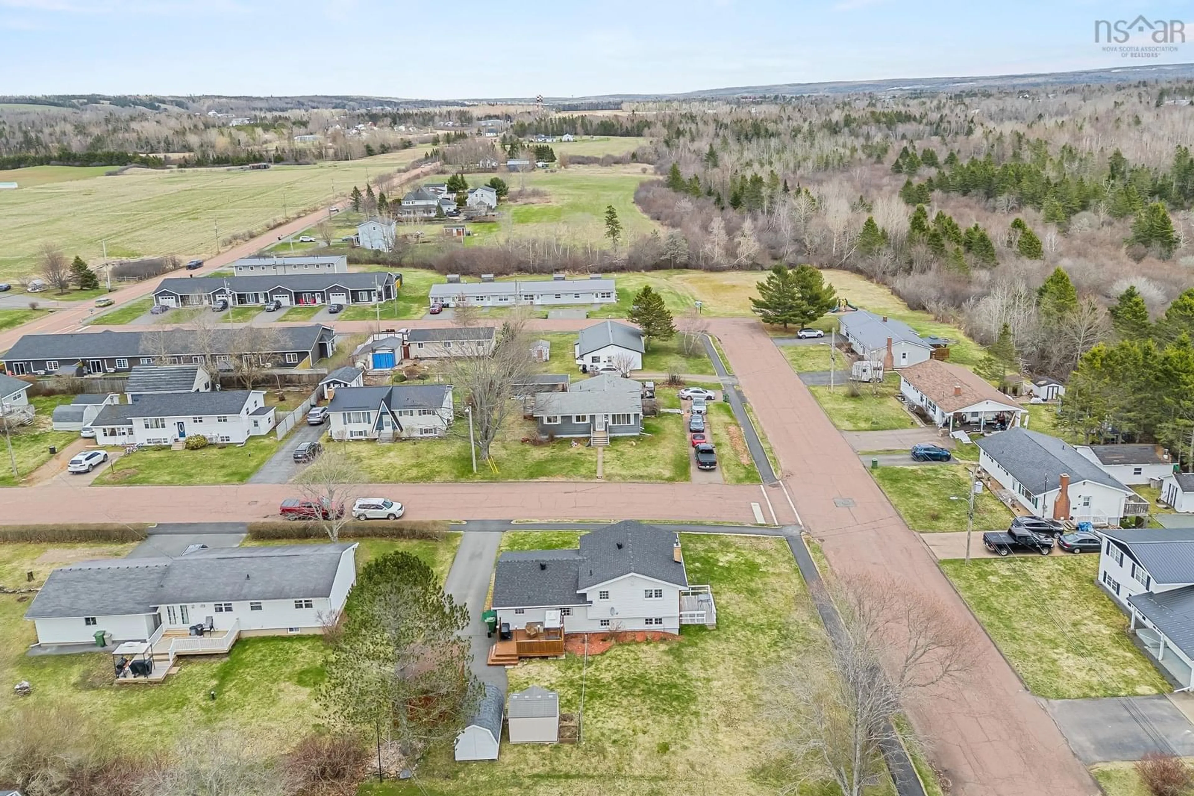 A pic from outside/outdoor area/front of a property/back of a property/a pic from drone, unknown for 16 Thompson Dr, Bible Hill Nova Scotia B2N 5L6