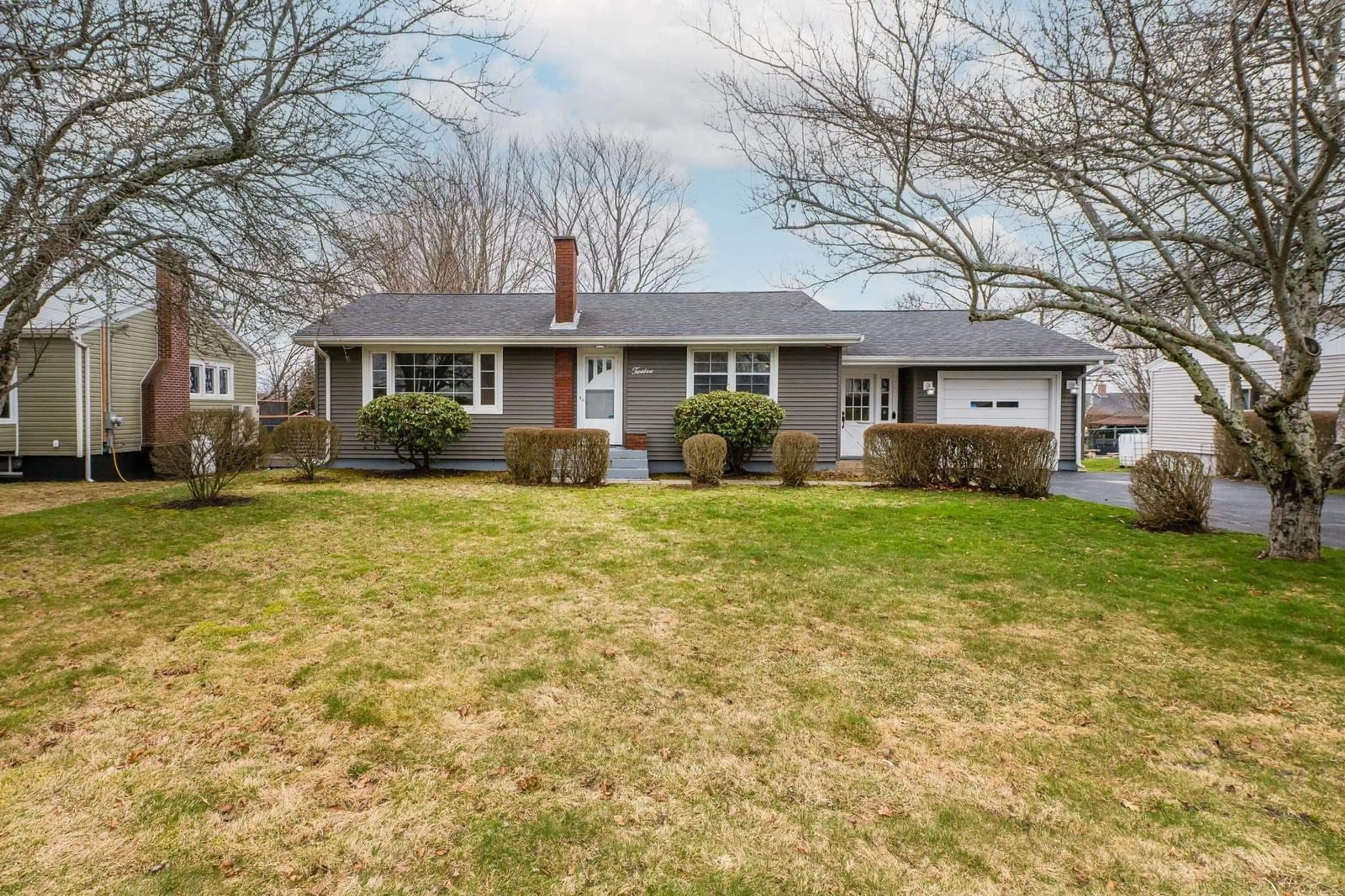 Home with vinyl exterior material, street for 12 Raymoor Dr, Dartmouth Nova Scotia B2X 1G7