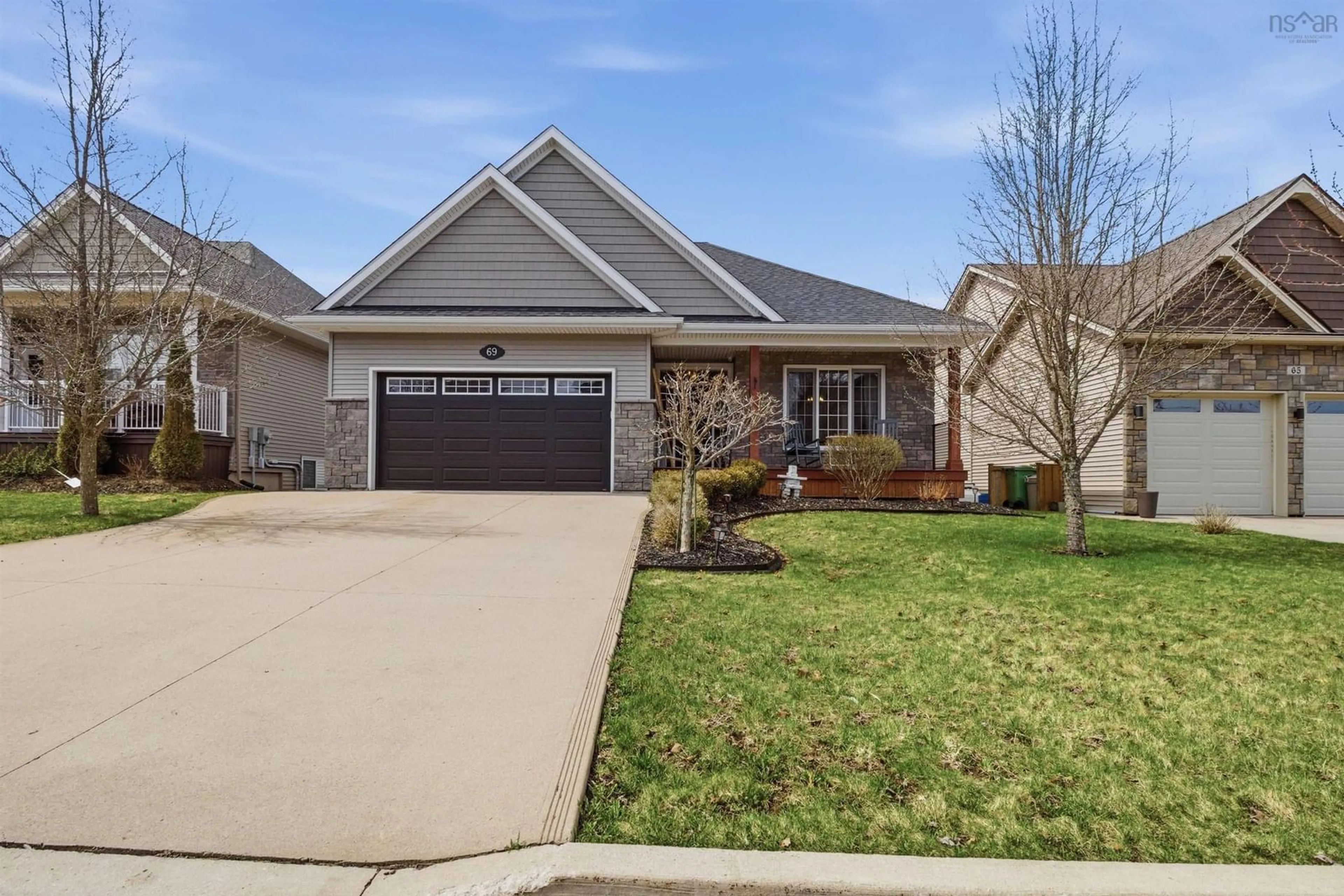 Home with brick exterior material, street for 69 Bradford Pl, Bedford Nova Scotia B4B 0R7