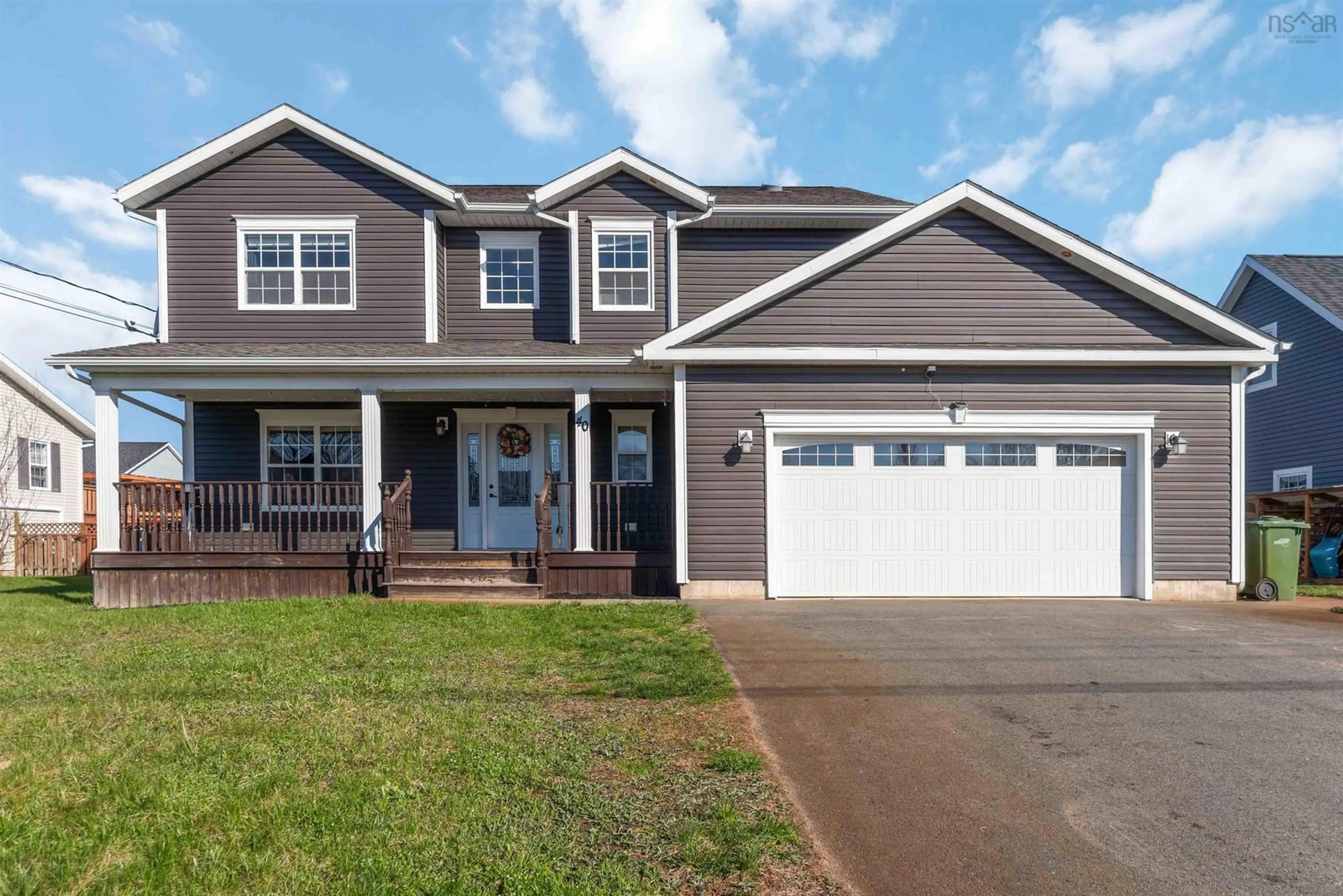 Home with vinyl exterior material, street for 40 Kalley Lane, Kingston Nova Scotia B0P 1R0