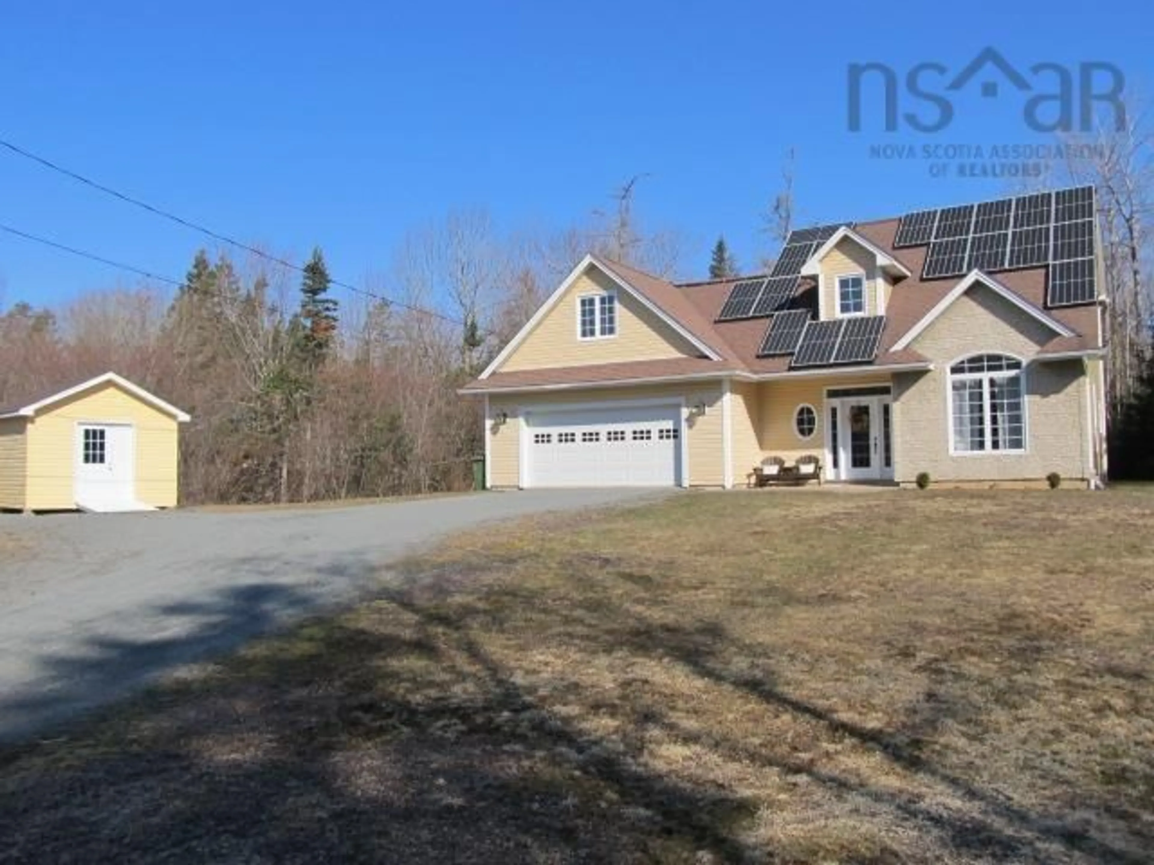 A pic from outside/outdoor area/front of a property/back of a property/a pic from drone, street for 2249 Sackville Dr, Upper Sackville Nova Scotia B4E 3C7