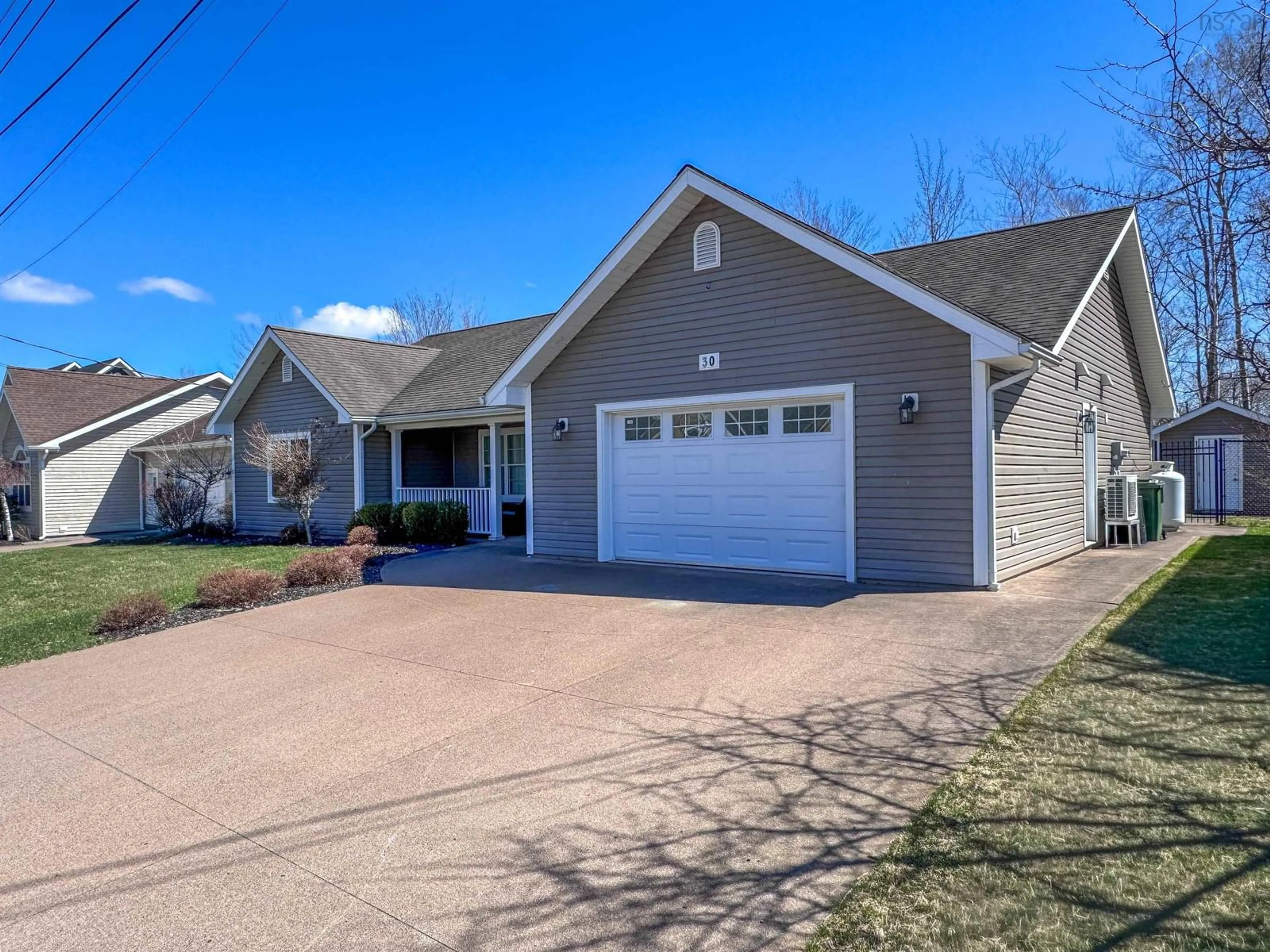 Home with vinyl exterior material, street for 30 Rowan Ave, New Glasgow Nova Scotia B2H 0A4