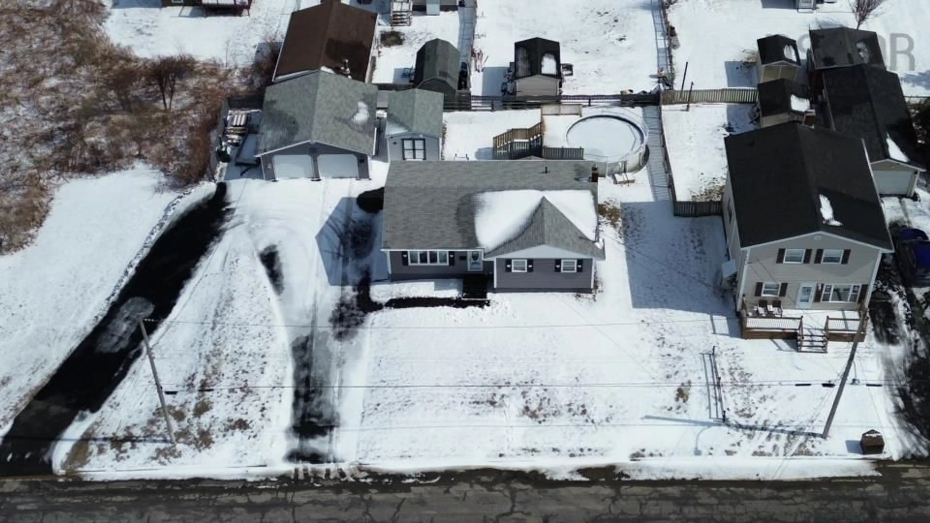 A pic from outside/outdoor area/front of a property/back of a property/a pic from drone, street for 182 & 174 James St, New Waterford Nova Scotia B1H 2X8
