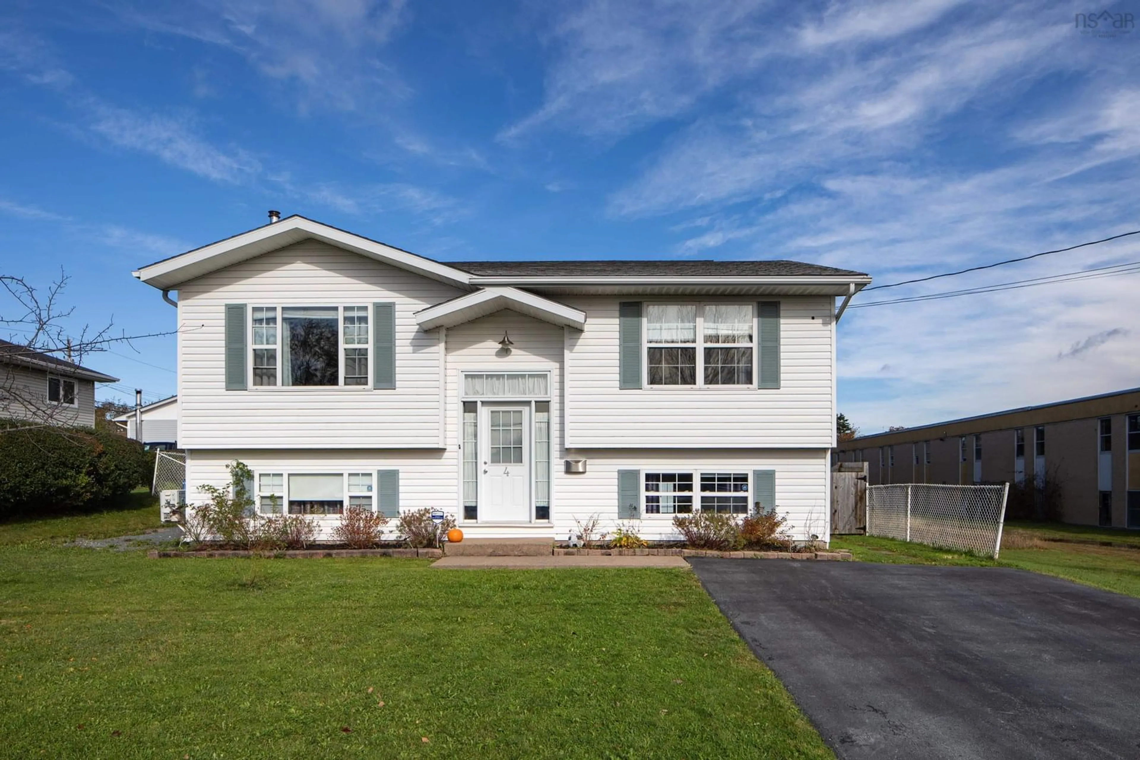 Home with vinyl exterior material, street for 4 Evergreen Dr, Cole Harbour Nova Scotia B2W 4A7