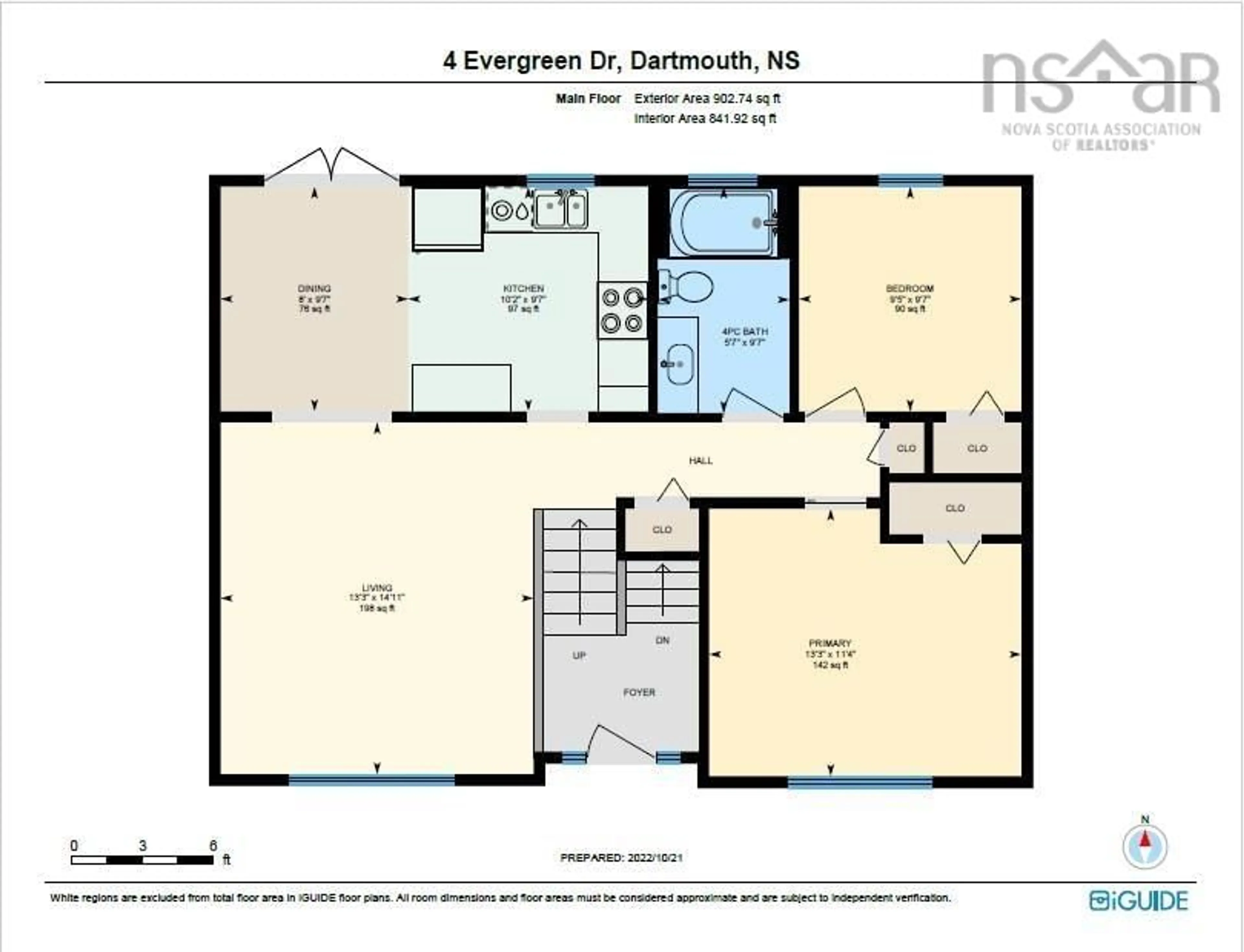 Floor plan for 4 Evergreen Dr, Cole Harbour Nova Scotia B2W 4A7