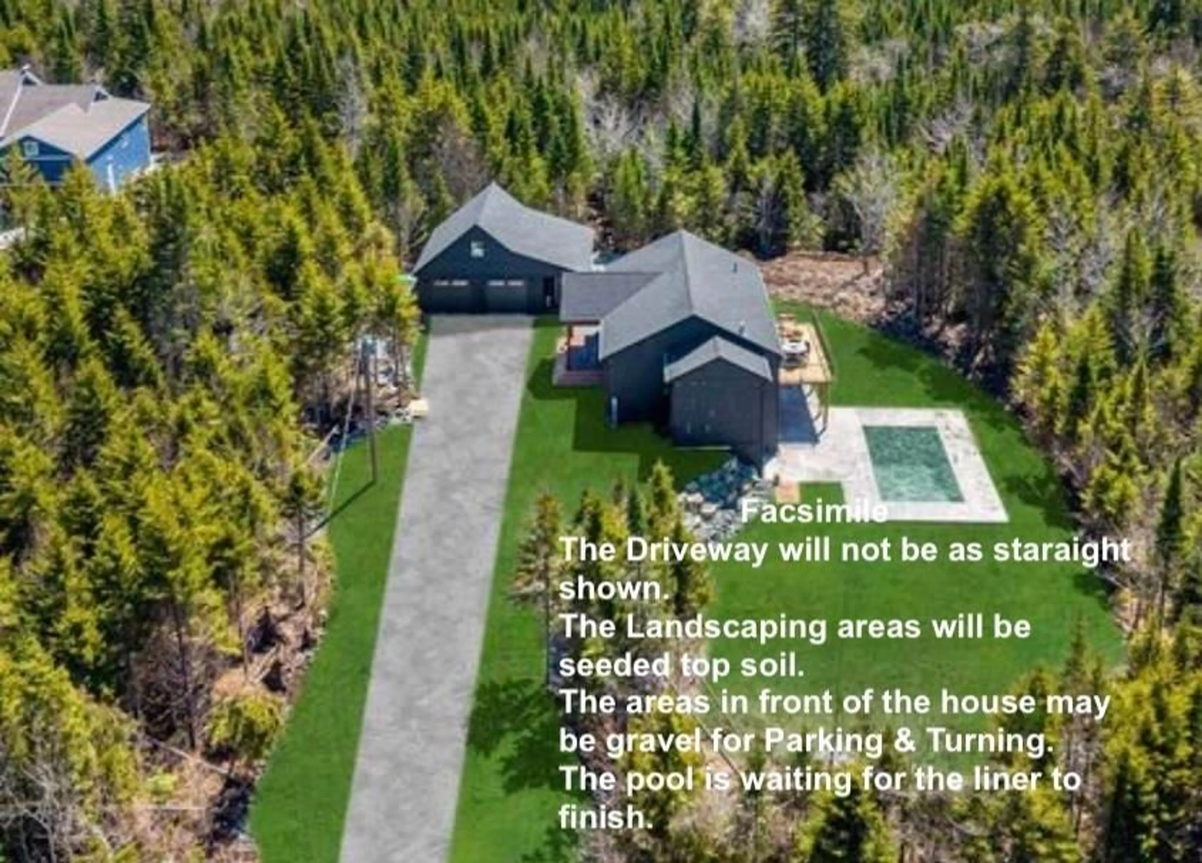 A pic from outside/outdoor area/front of a property/back of a property/a pic from drone, forest/trees view for 510 Heritage Way #225, East Uniacke Nova Scotia B0N 1Z0