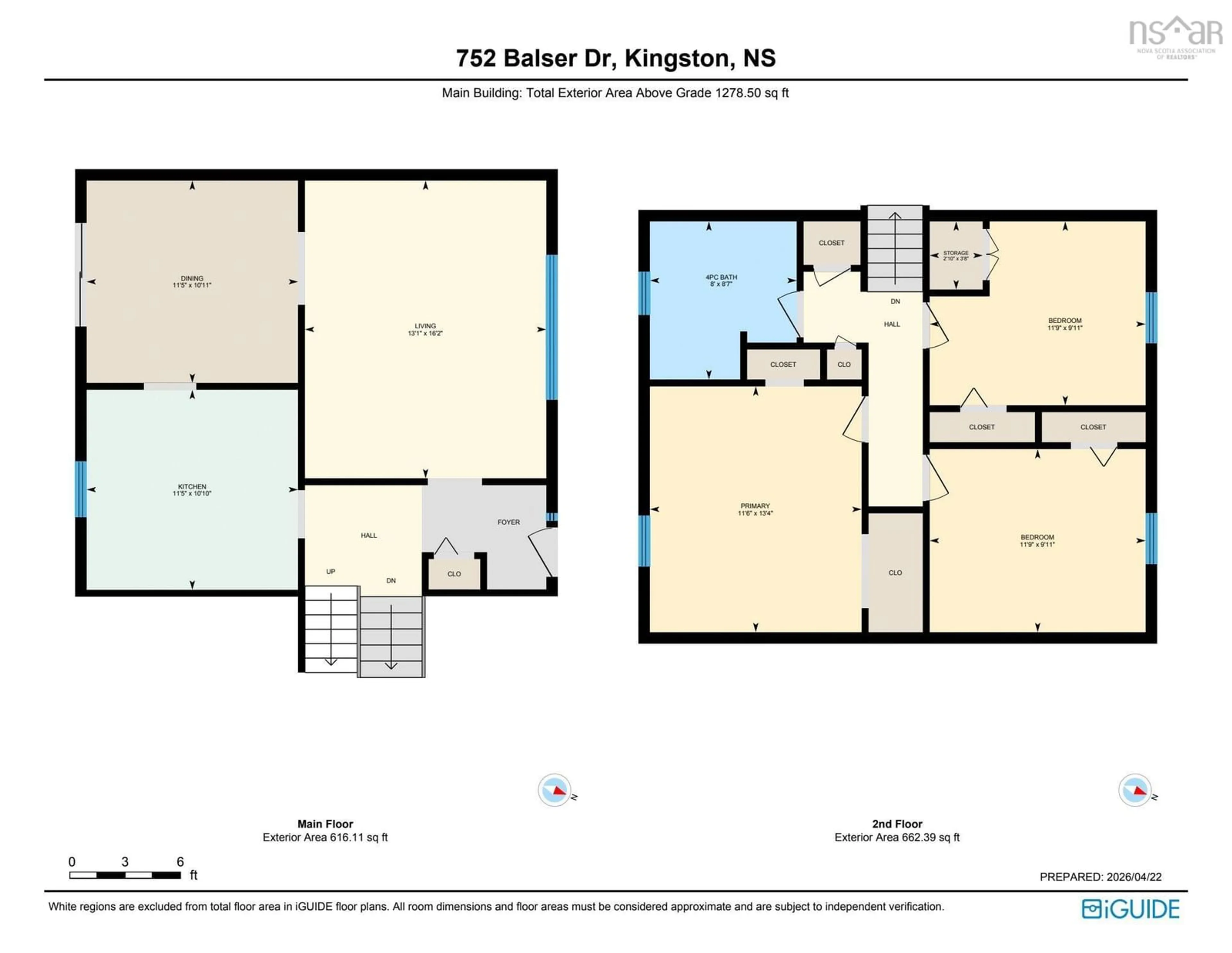 Floor plan for 752 Balser Drive, Kingston Nova Scotia B0P 1R0