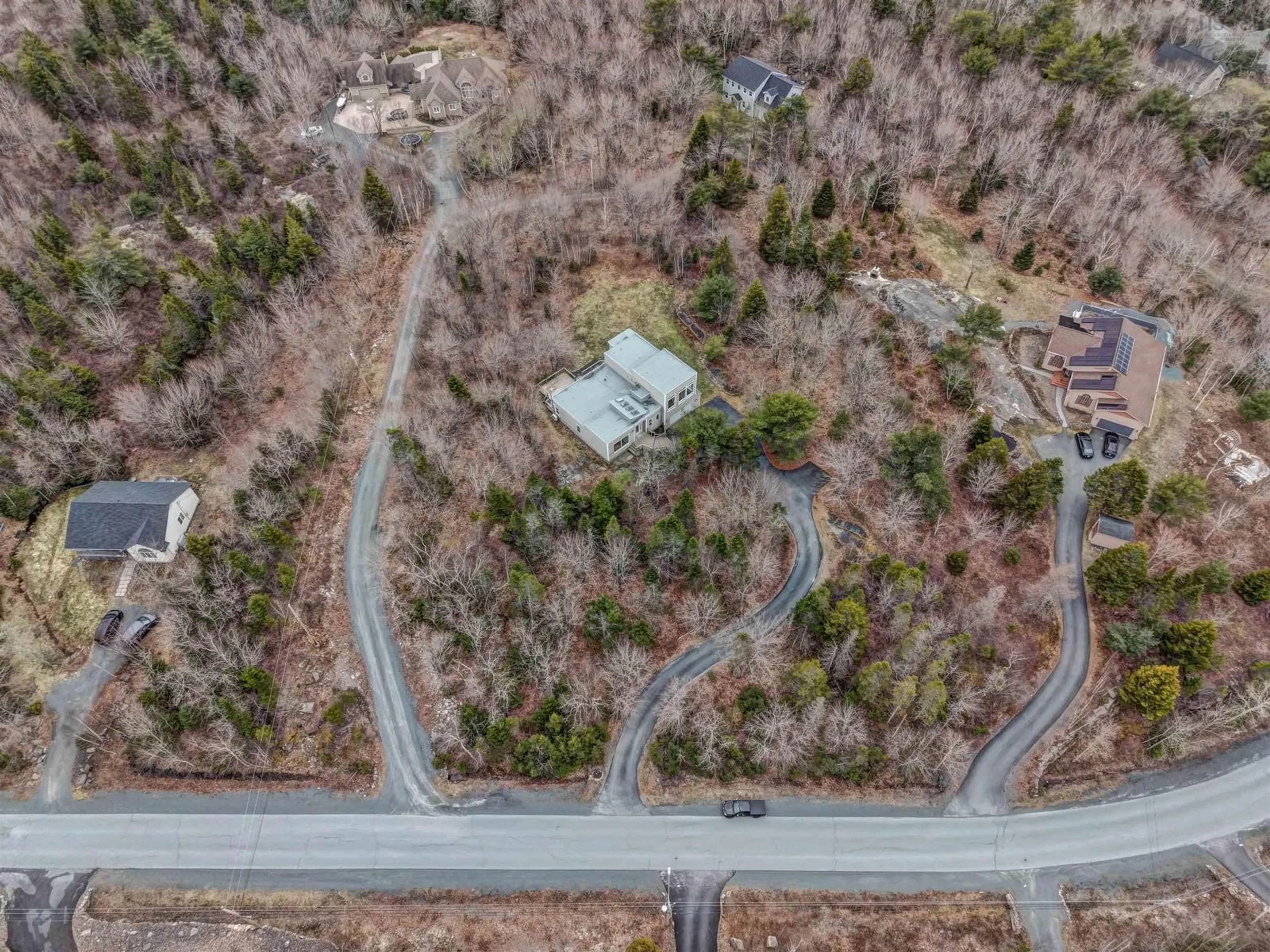A pic from outside/outdoor area/front of a property/back of a property/a pic from drone, unknown for 149 Abbey Rd, Stillwater Lake Nova Scotia B3Z 1R1