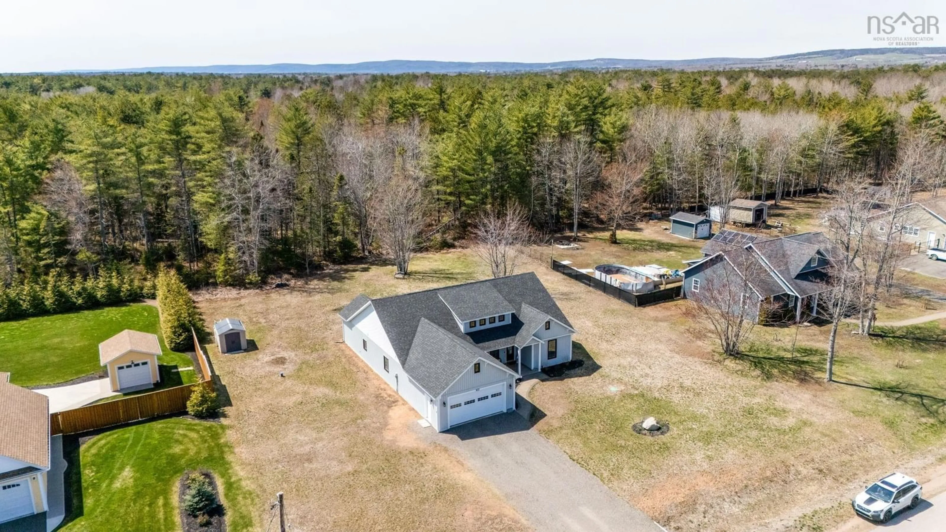 A pic from outside/outdoor area/front of a property/back of a property/a pic from drone, unknown for 139 Belle Dr, Meadowvale Nova Scotia B0P 1R0