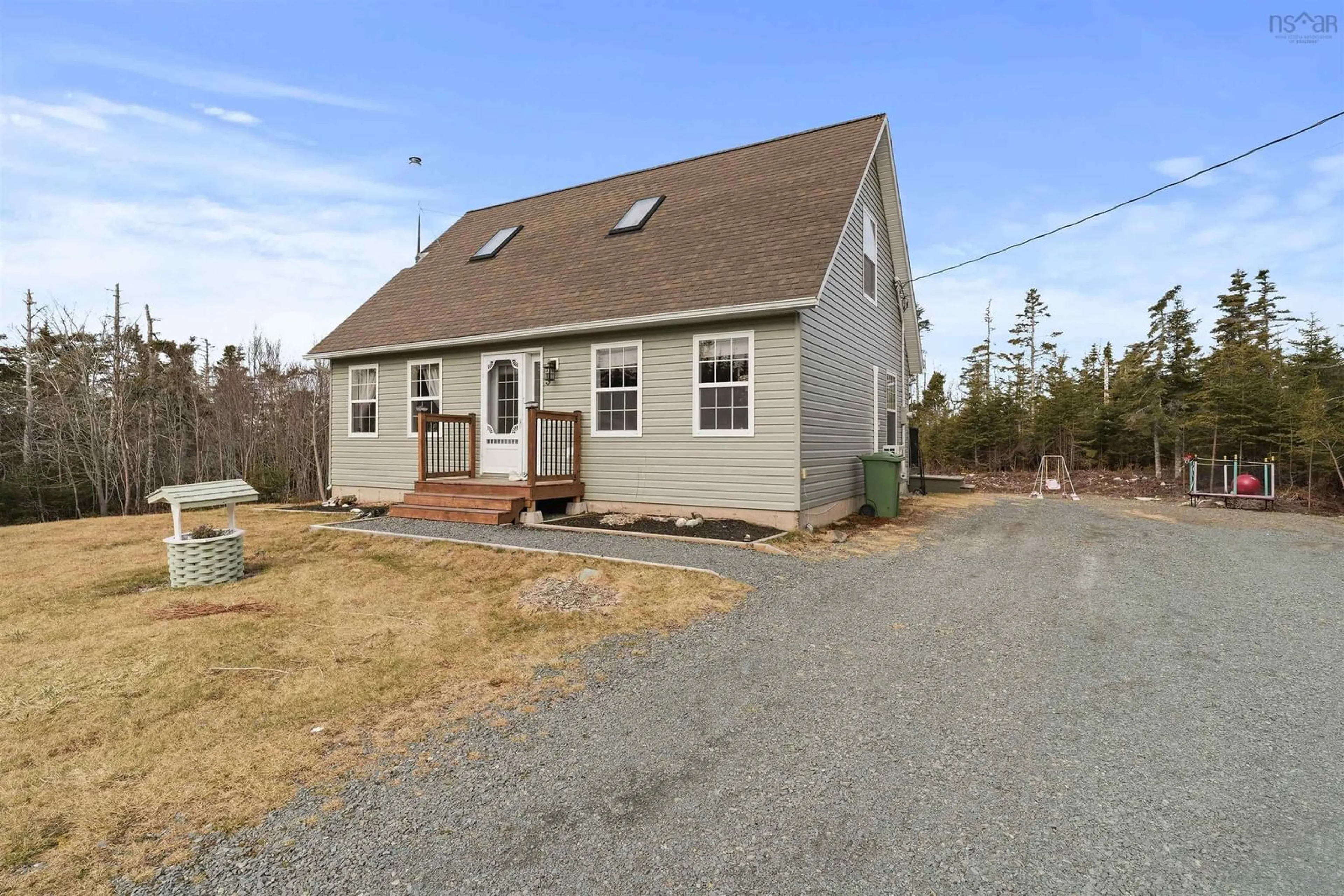 A pic from outside/outdoor area/front of a property/back of a property/a pic from drone, street for 5 Osoogoone Lane, Clam Bay Nova Scotia B0J 2L0