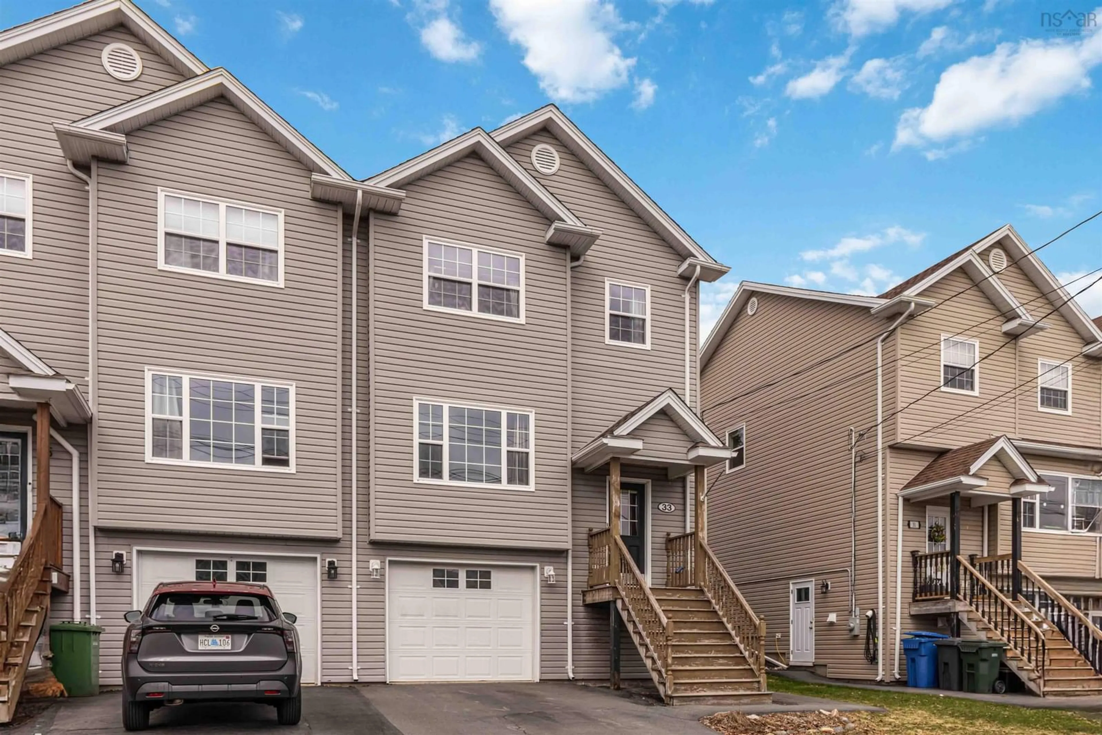 Home with vinyl exterior material, street for 33 Riverwood Dr, Timberlea Nova Scotia B3T 0B1