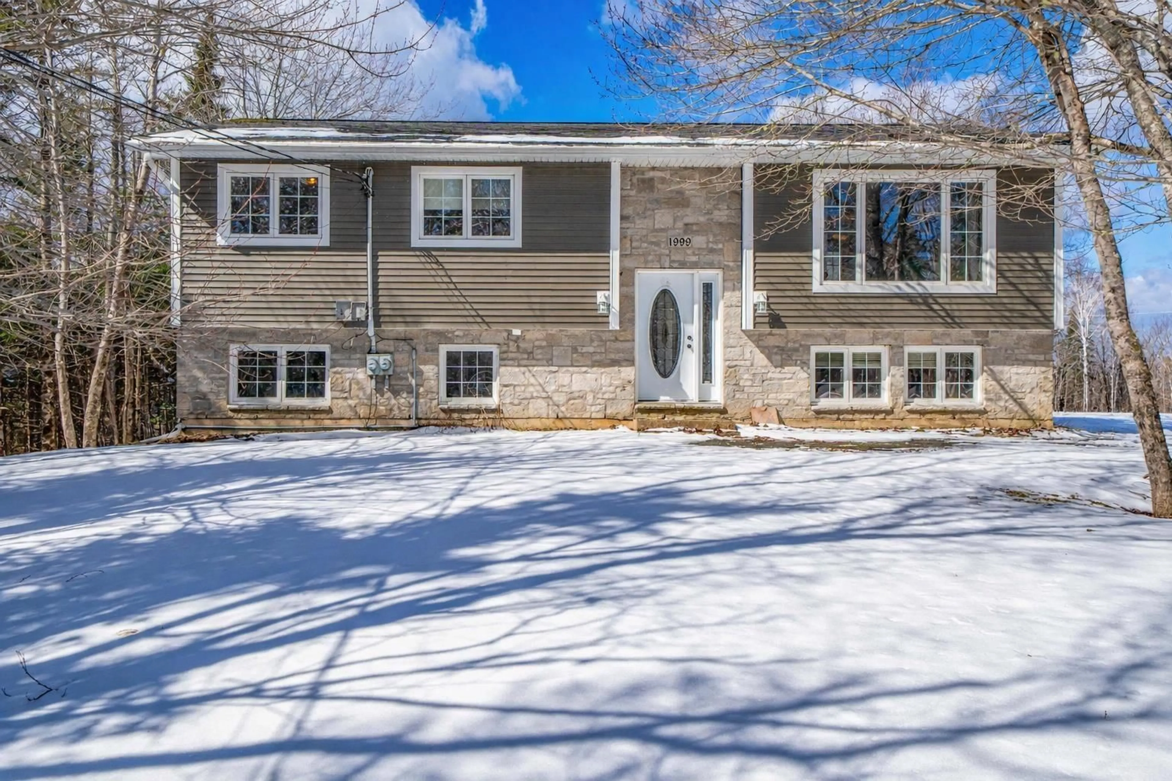 Home with vinyl exterior material, street for 1999 Old Sambro Rd, Williamswood Nova Scotia B3V 1B9