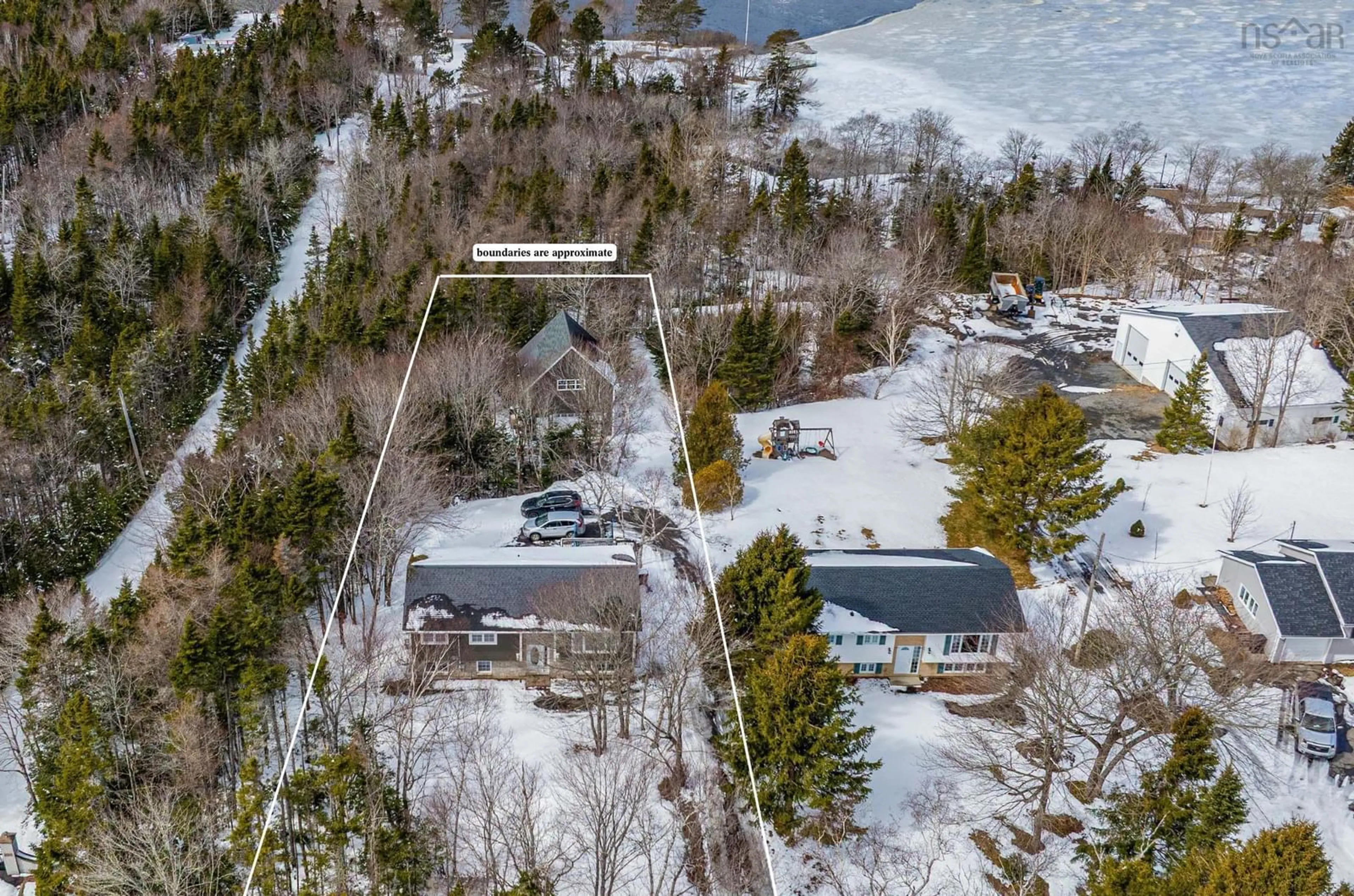 A pic from outside/outdoor area/front of a property/back of a property/a pic from drone, unknown for 1999 Old Sambro Rd, Williamswood Nova Scotia B3V 1B9