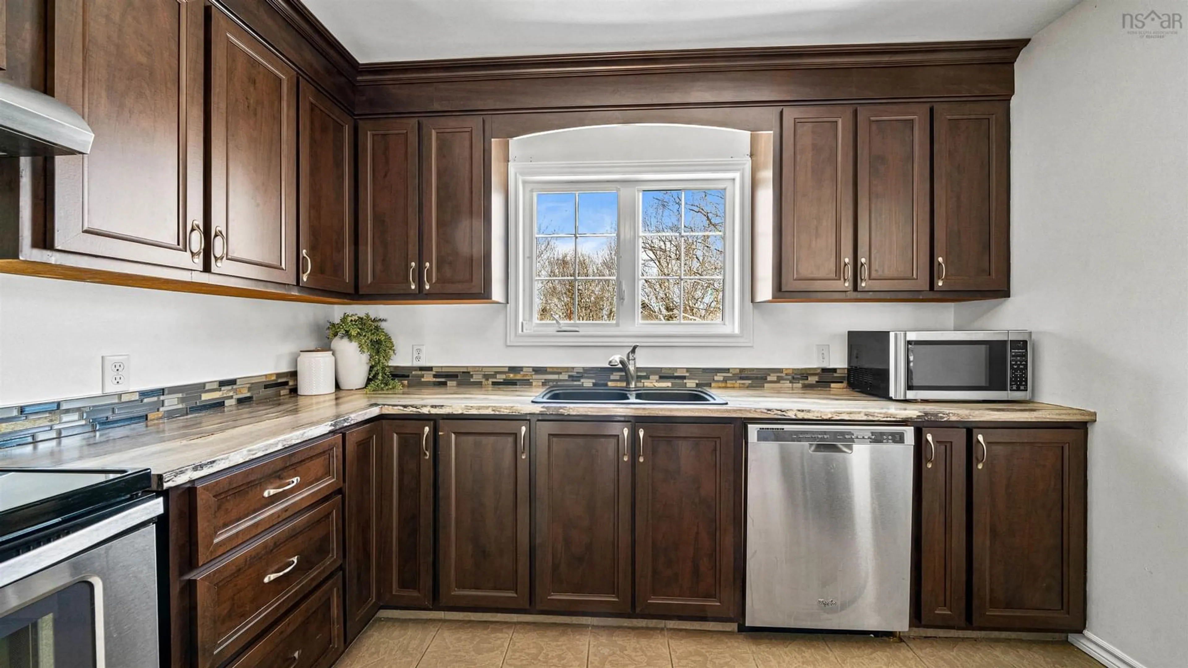 Standard kitchen, ceramic/tile floor for 1999 Old Sambro Rd, Williamswood Nova Scotia B3V 1B9