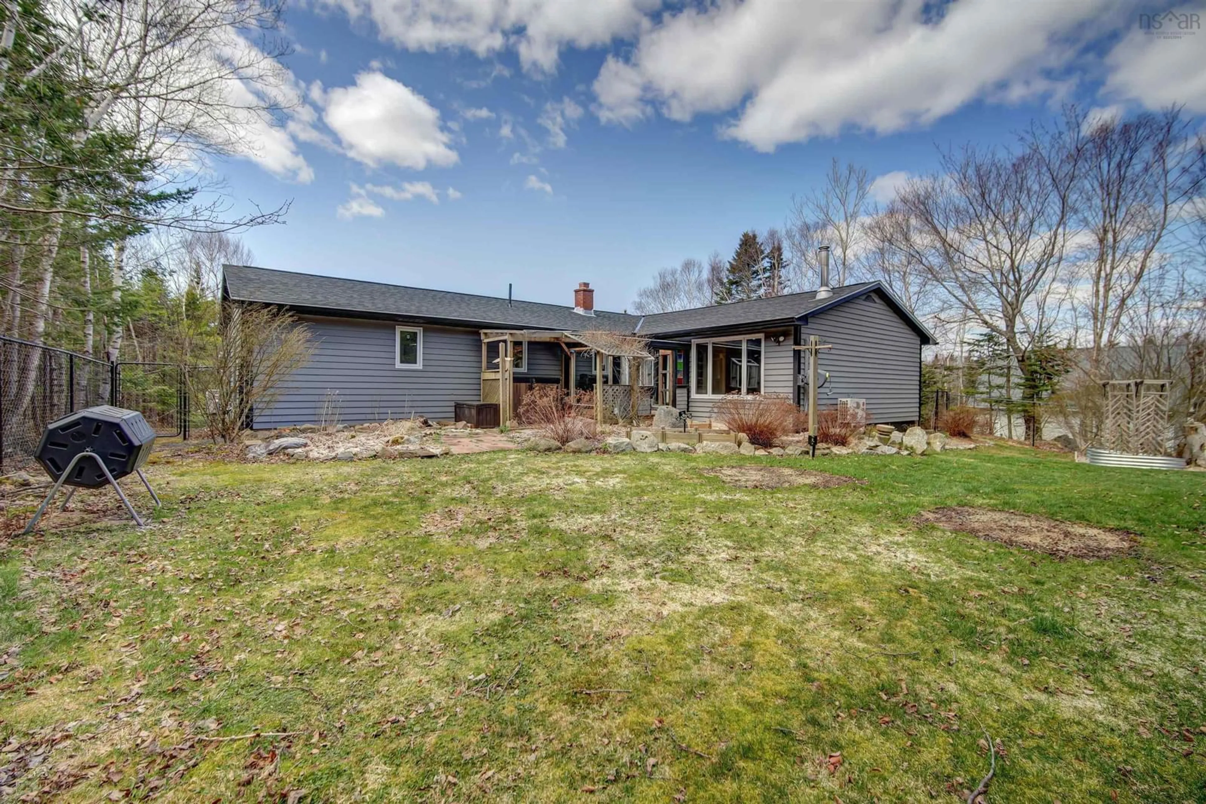 A pic from outside/outdoor area/front of a property/back of a property/a pic from drone, water/lake/river/ocean view for Shady Vista Dr #14, Hatchet Lake Nova Scotia B3T 1V3