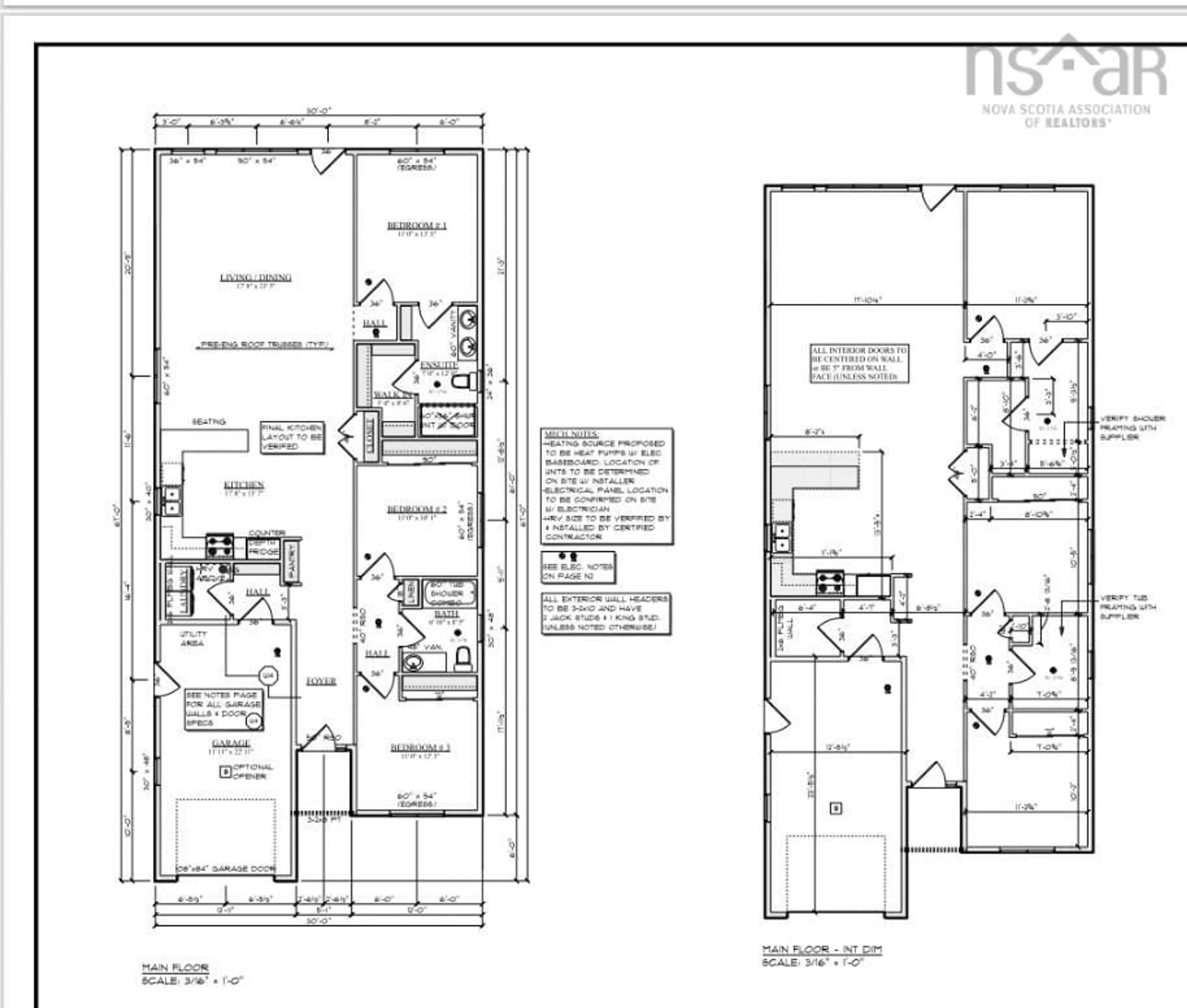 Floor plan for Bishop Rd #Lot 10, Riverside Corner Nova Scotia B0N 1P0