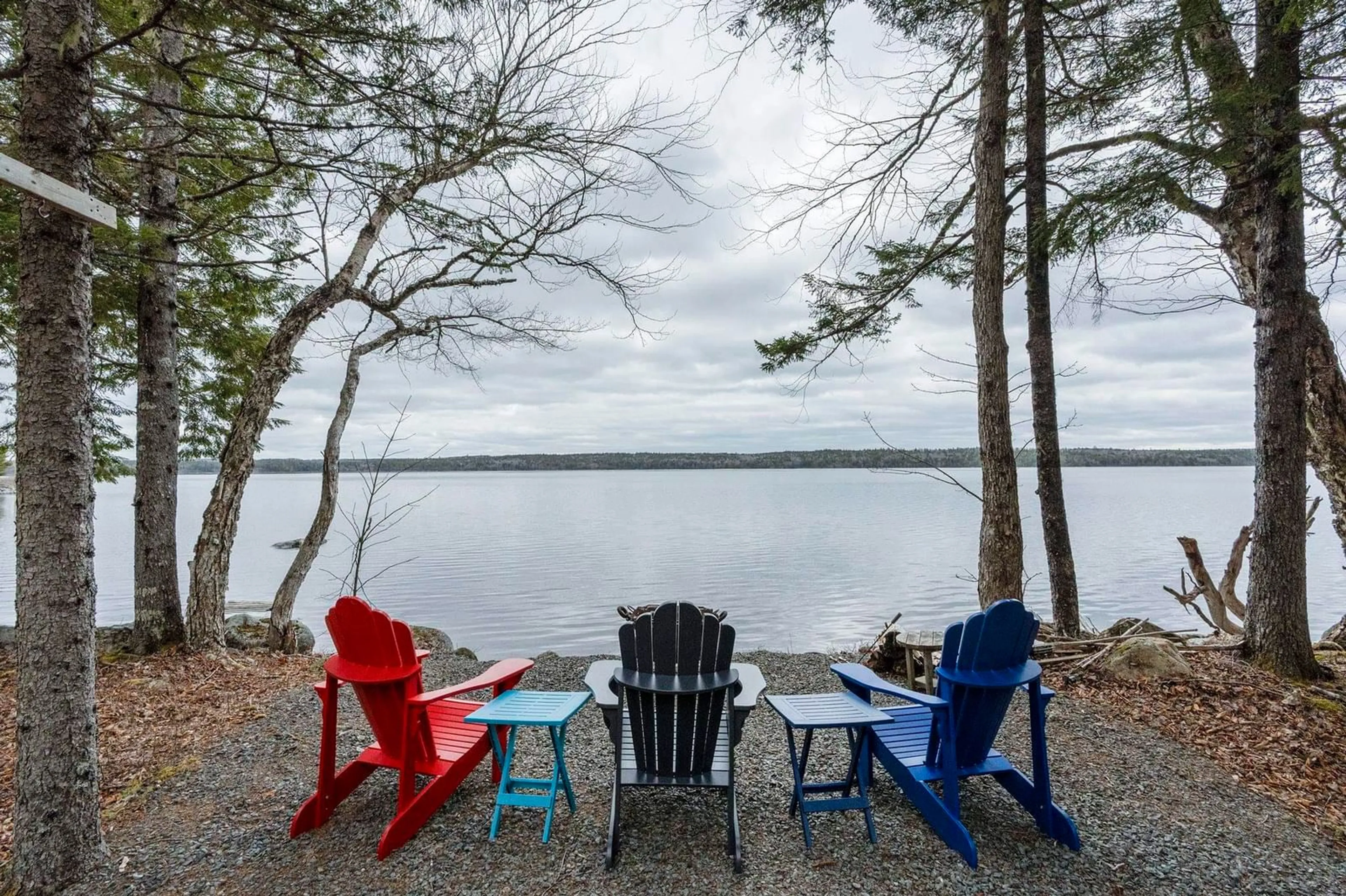Patio, water/lake/river/ocean view for 945 High Landing Rd, Parkdale Nova Scotia B0R 1A0