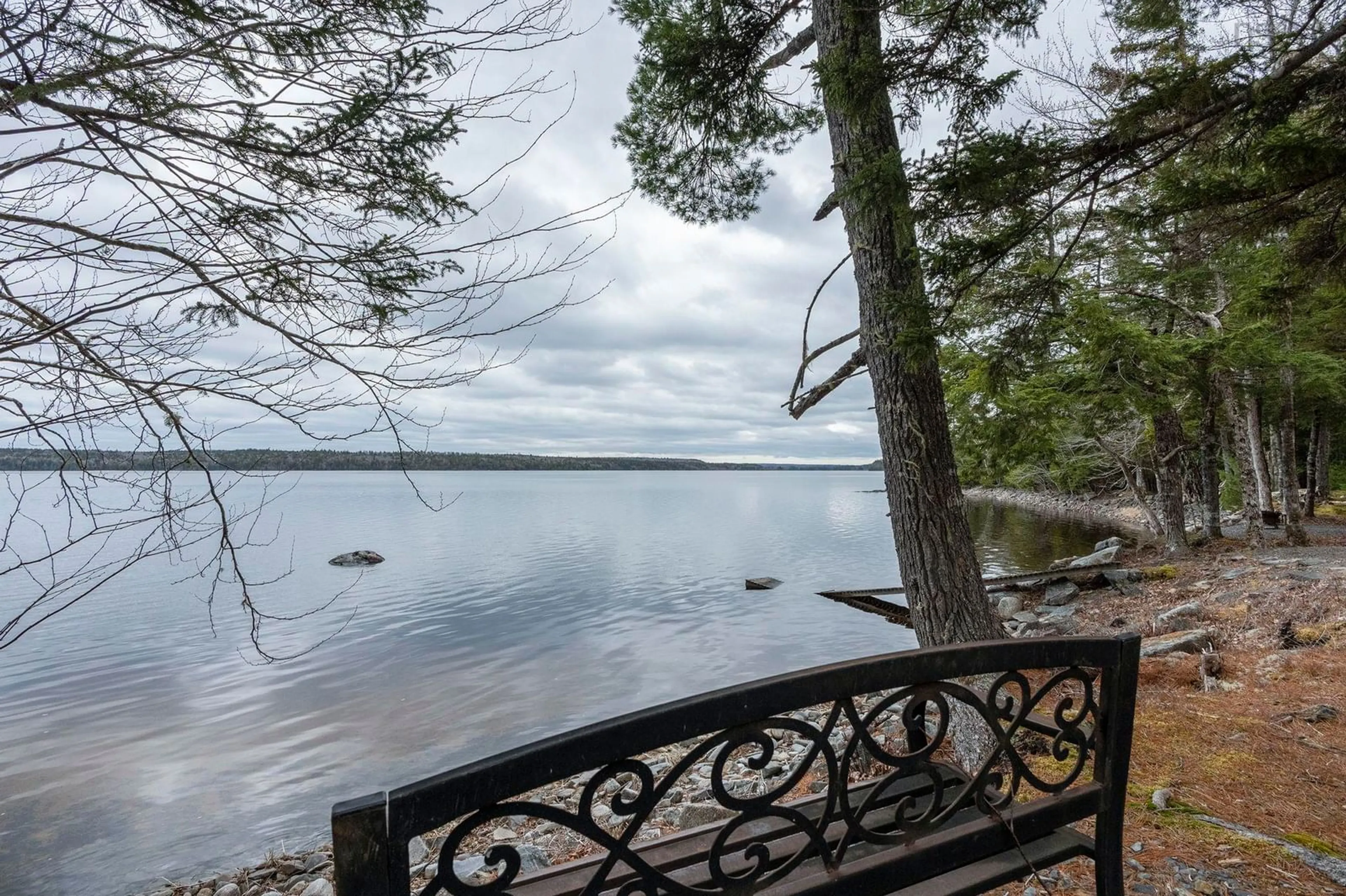 Patio, water/lake/river/ocean view for 945 High Landing Rd, Parkdale Nova Scotia B0R 1A0