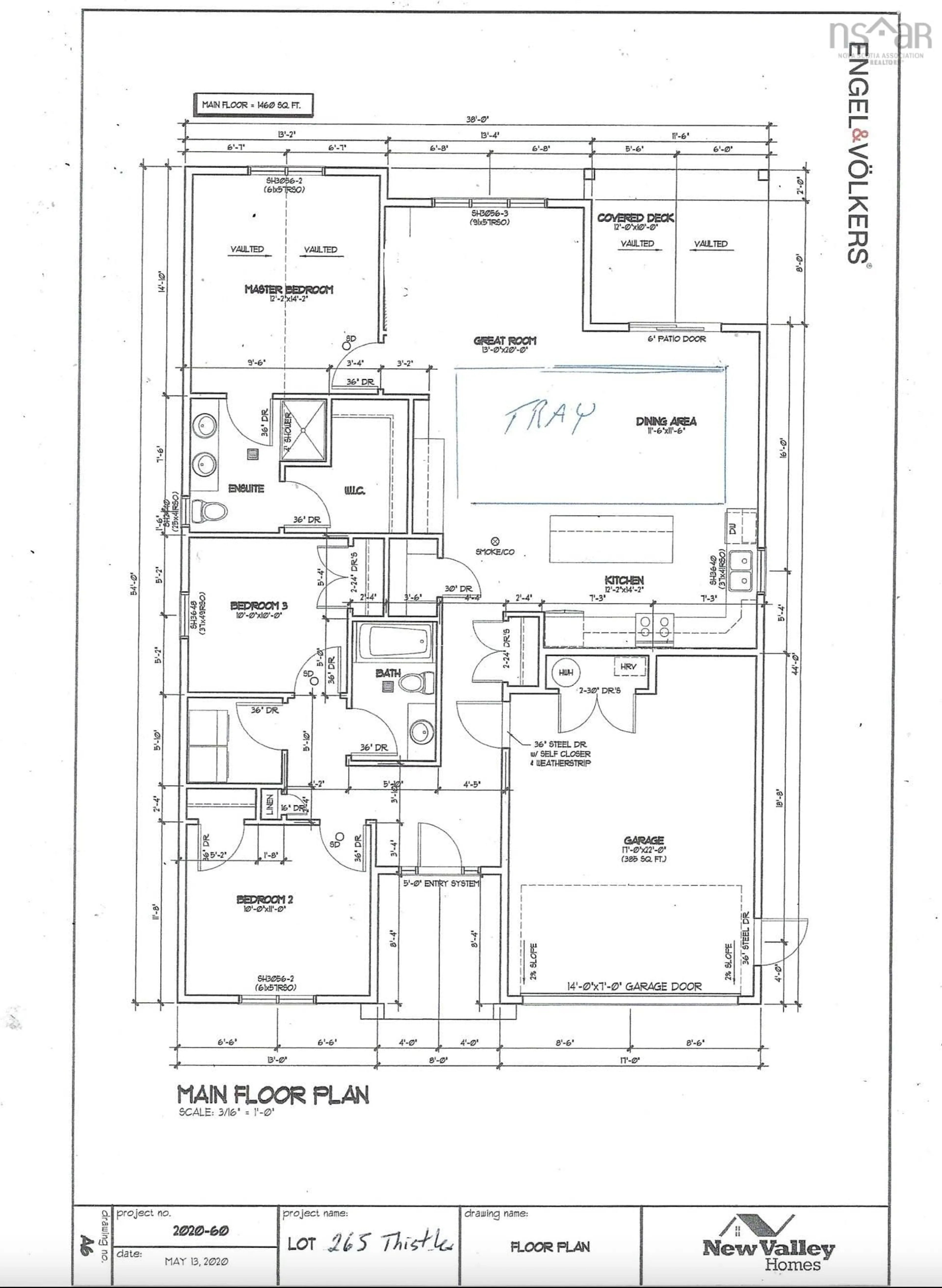 Floor plan for 265 Thistle St #Lot, Falmouth Nova Scotia B0N 2A0