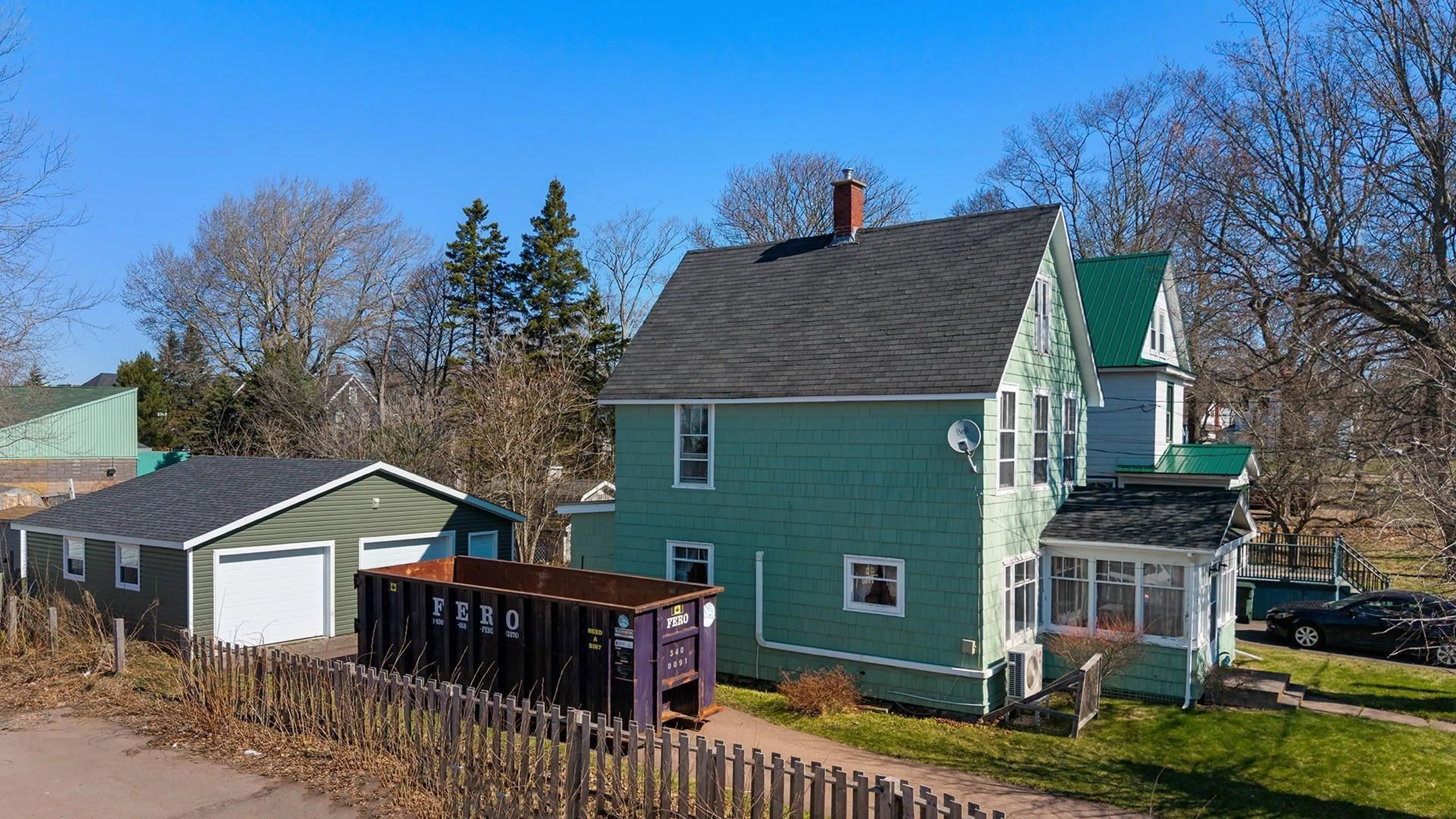 A pic from outside/outdoor area/front of a property/back of a property/a pic from drone, street for 8 Robie St, Amherst Nova Scotia B4H 2C6
