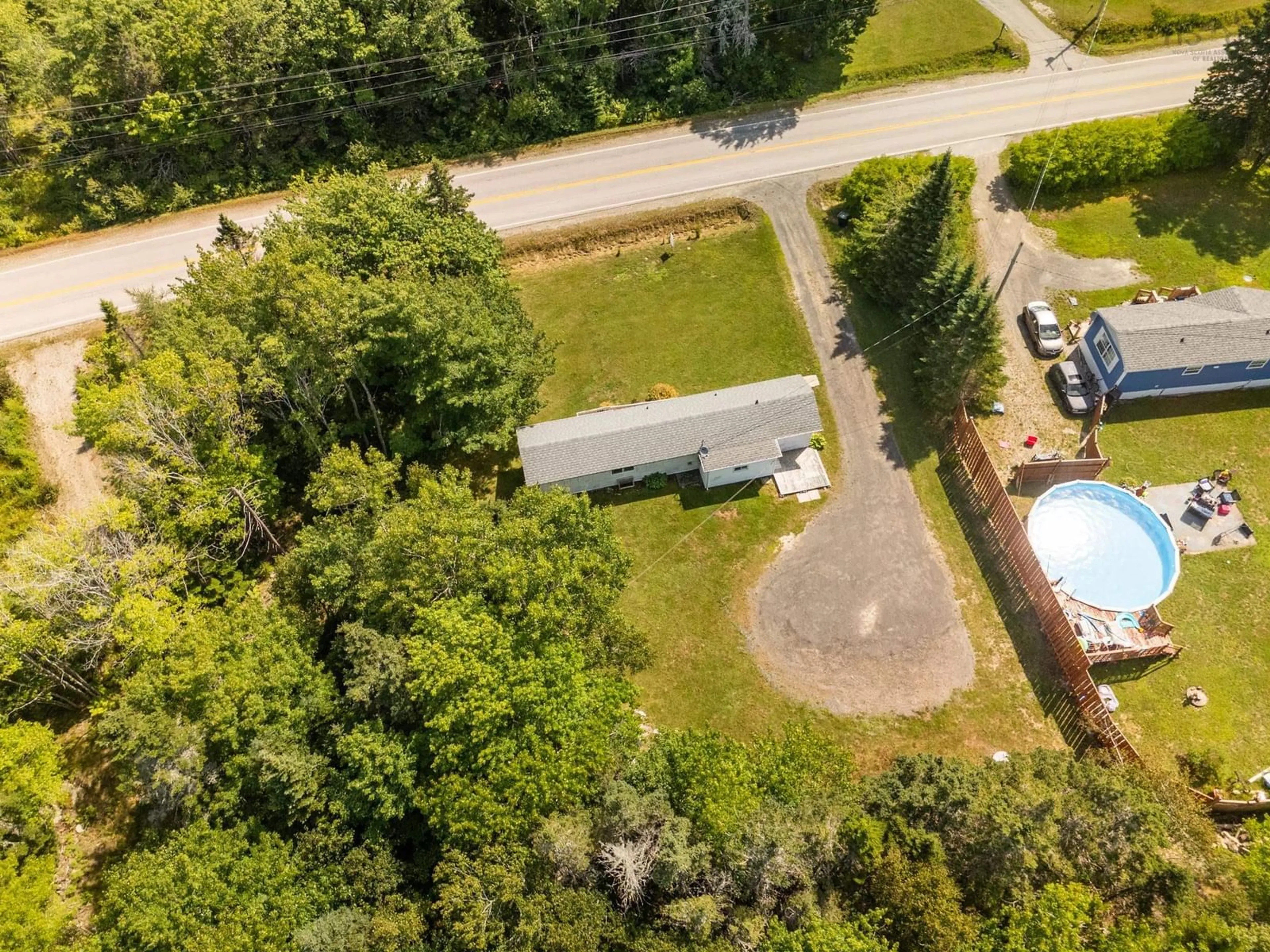 A pic from outside/outdoor area/front of a property/back of a property/a pic from drone, unknown for 337 Highway 334, Arcadia Nova Scotia B0W 1B0