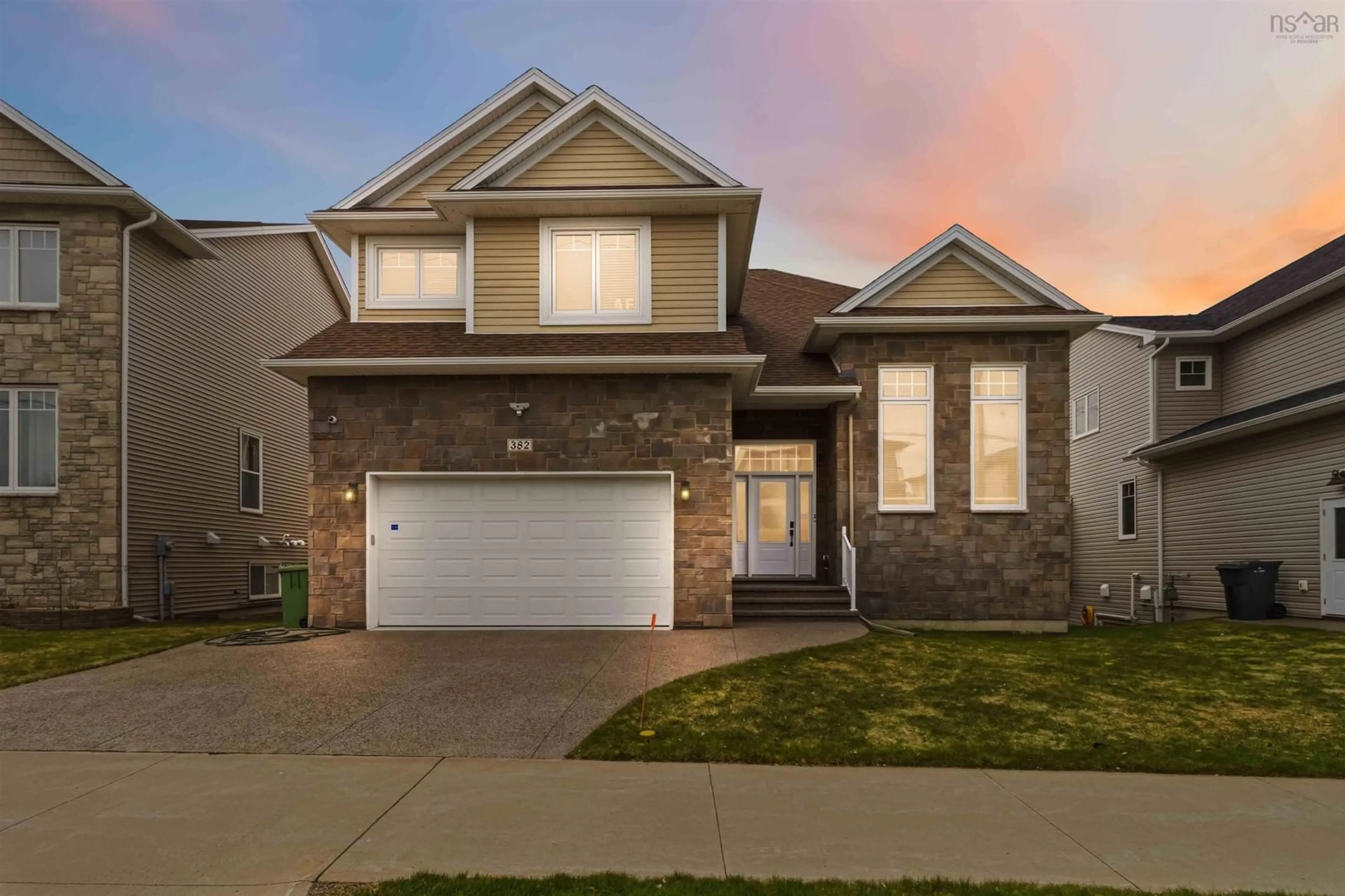 Home with brick exterior material, street for 382 Starboard Dr, Halifax Nova Scotia B3M 0L4