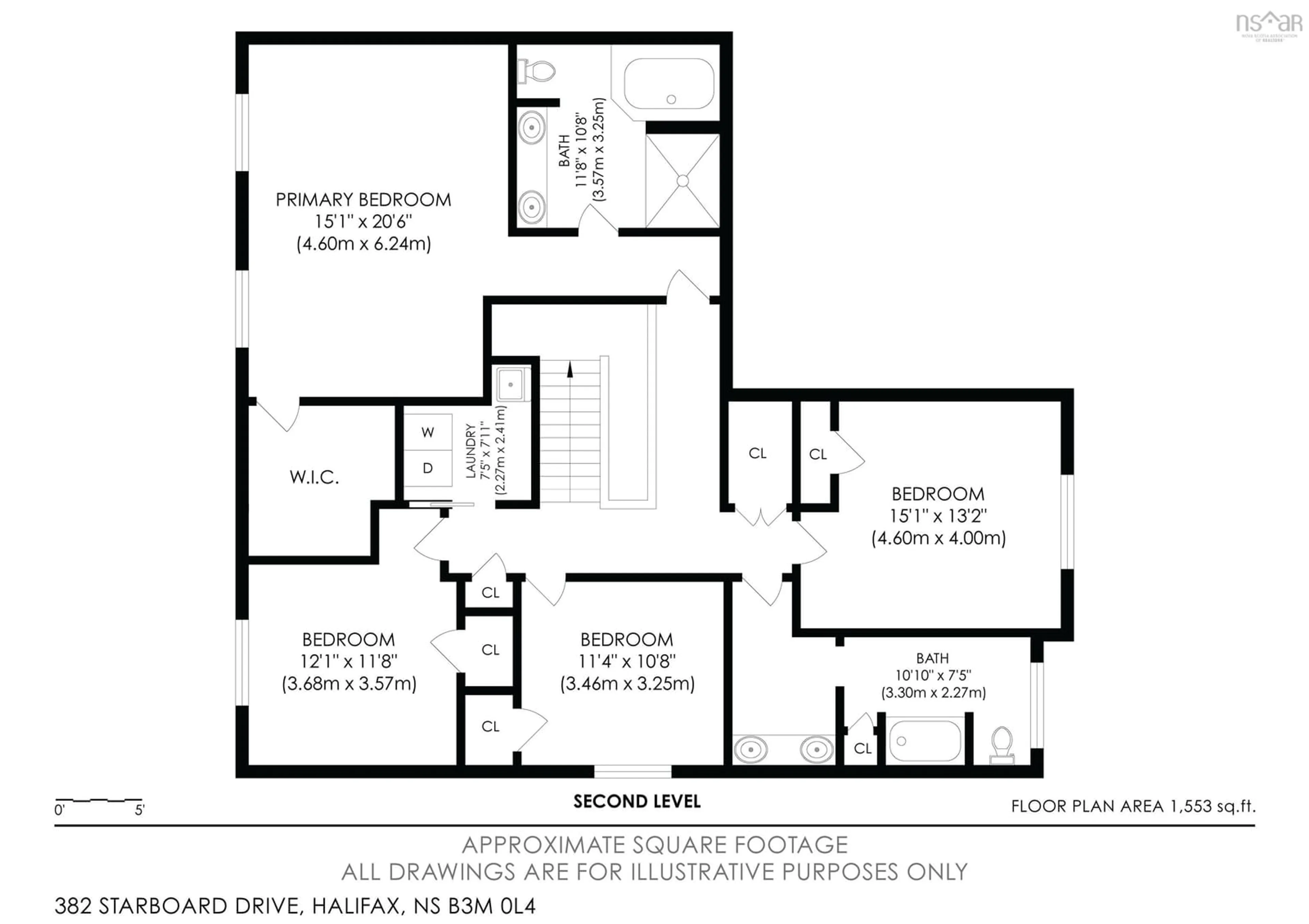 Floor plan for 382 Starboard Dr, Halifax Nova Scotia B3M 0L4