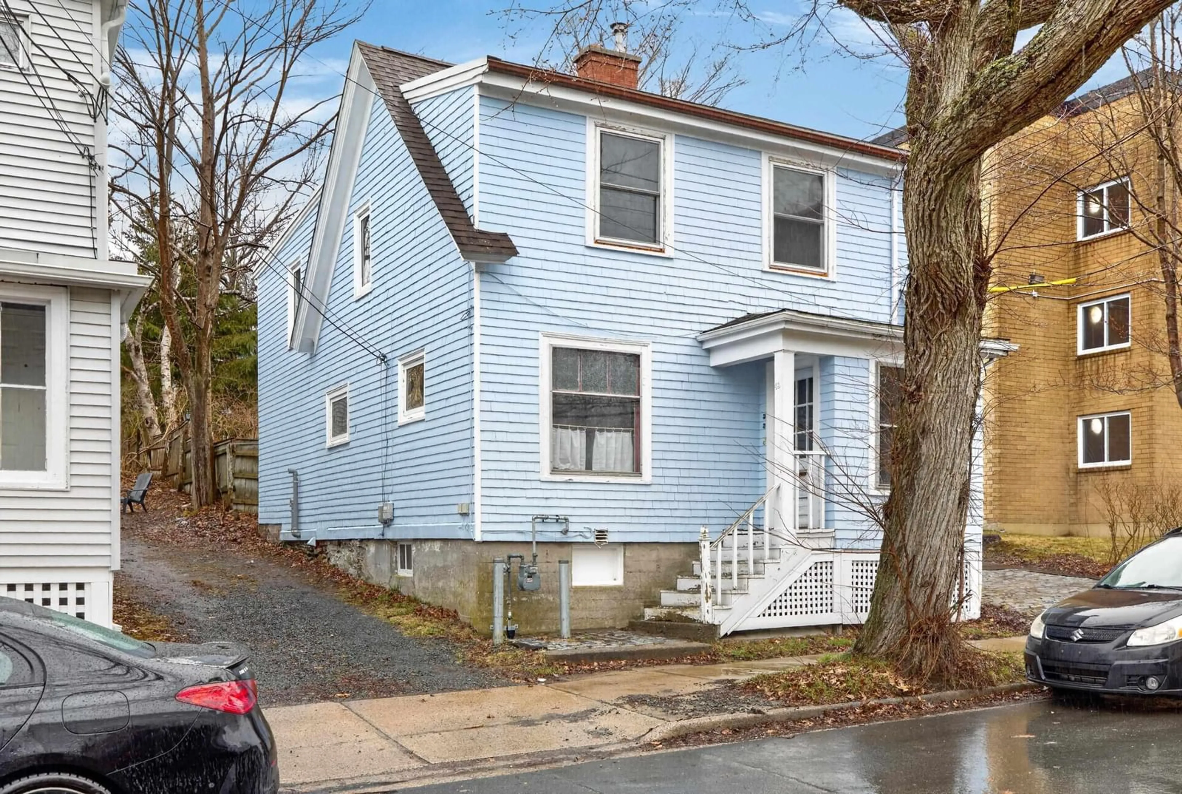 Home with vinyl exterior material, street for 53 Dahlia St, Dartmouth Nova Scotia B3A 2S1