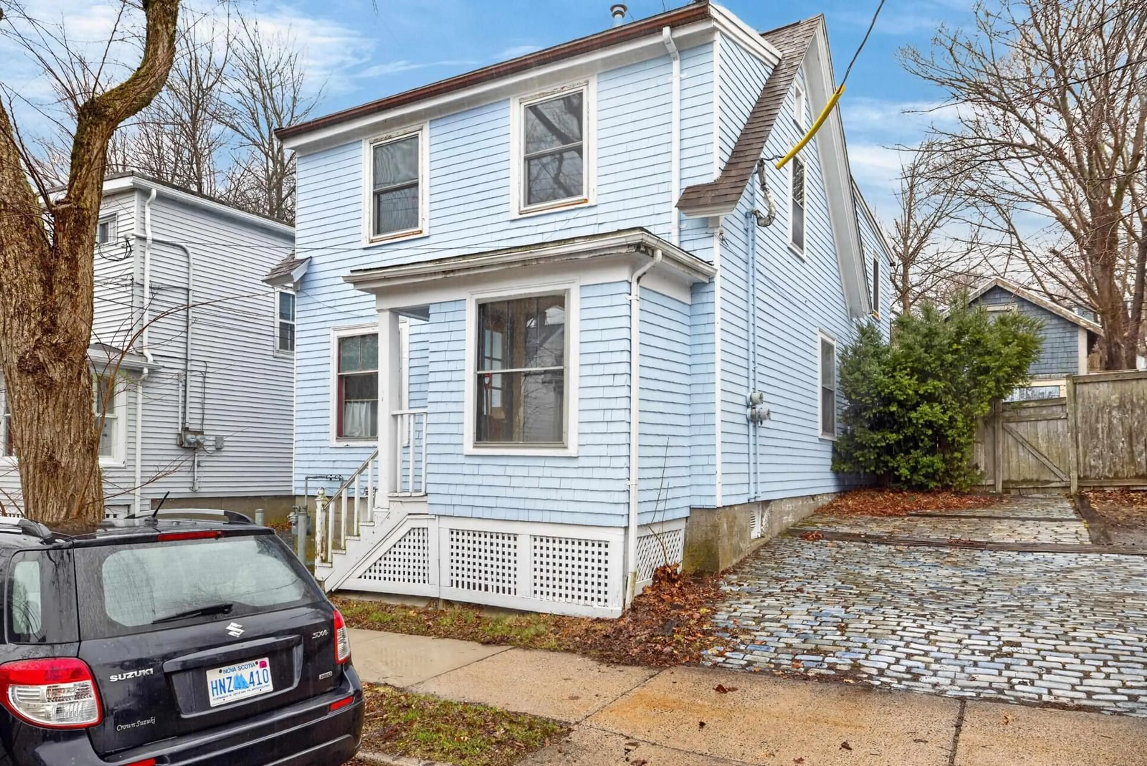 Home with vinyl exterior material, street for 53 Dahlia St, Dartmouth Nova Scotia B3A 2S1