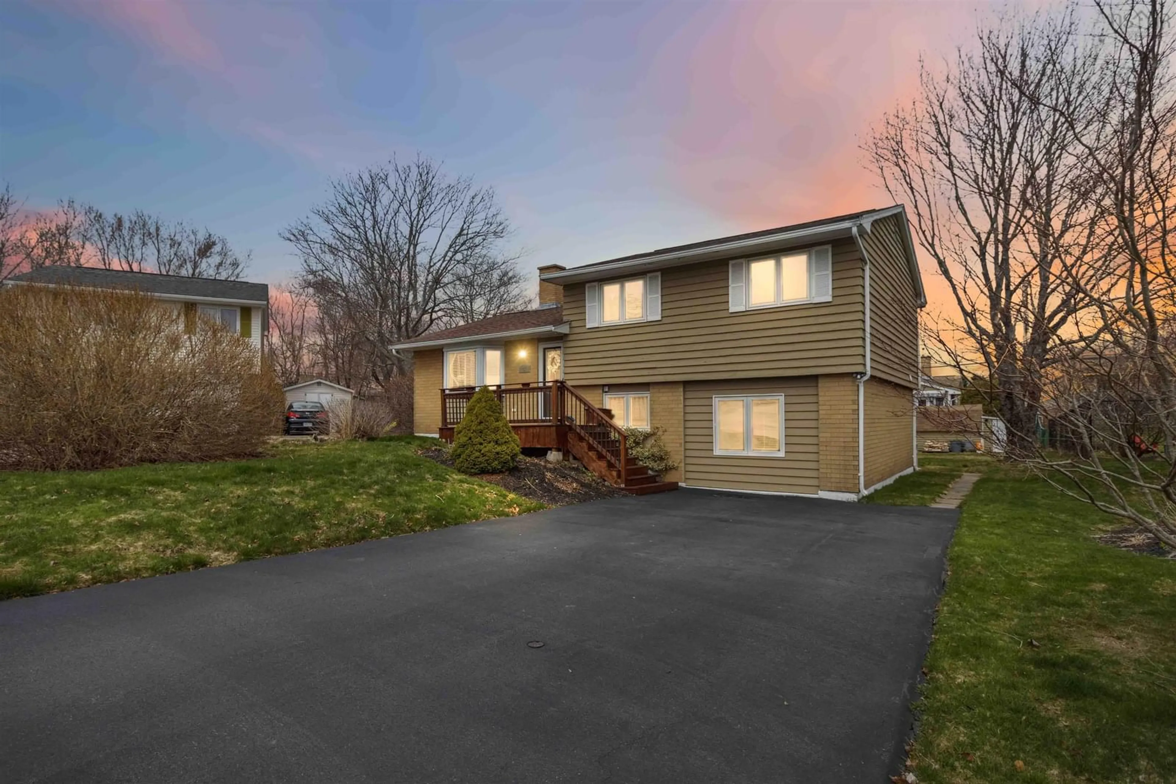 Home with vinyl exterior material, street for 47 Ancaster Crt, Cole Harbour Nova Scotia B2V 1J2