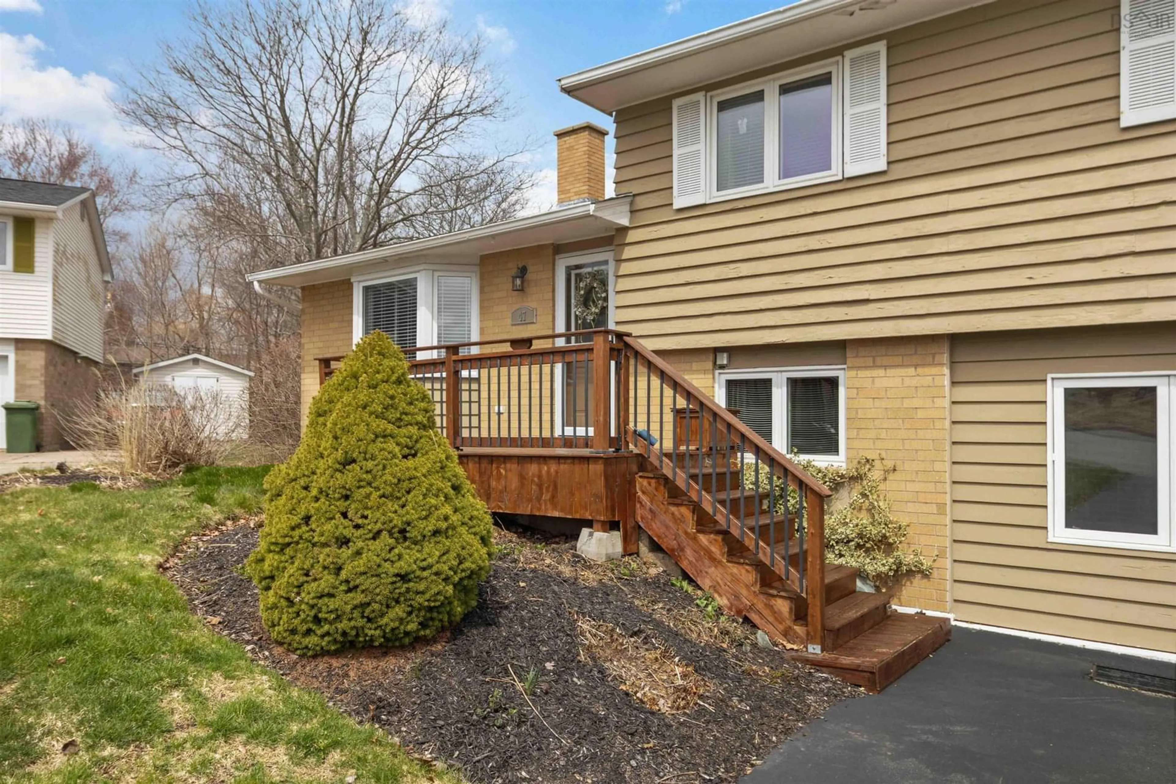 Home with vinyl exterior material, street for 47 Ancaster Crt, Cole Harbour Nova Scotia B2V 1J2