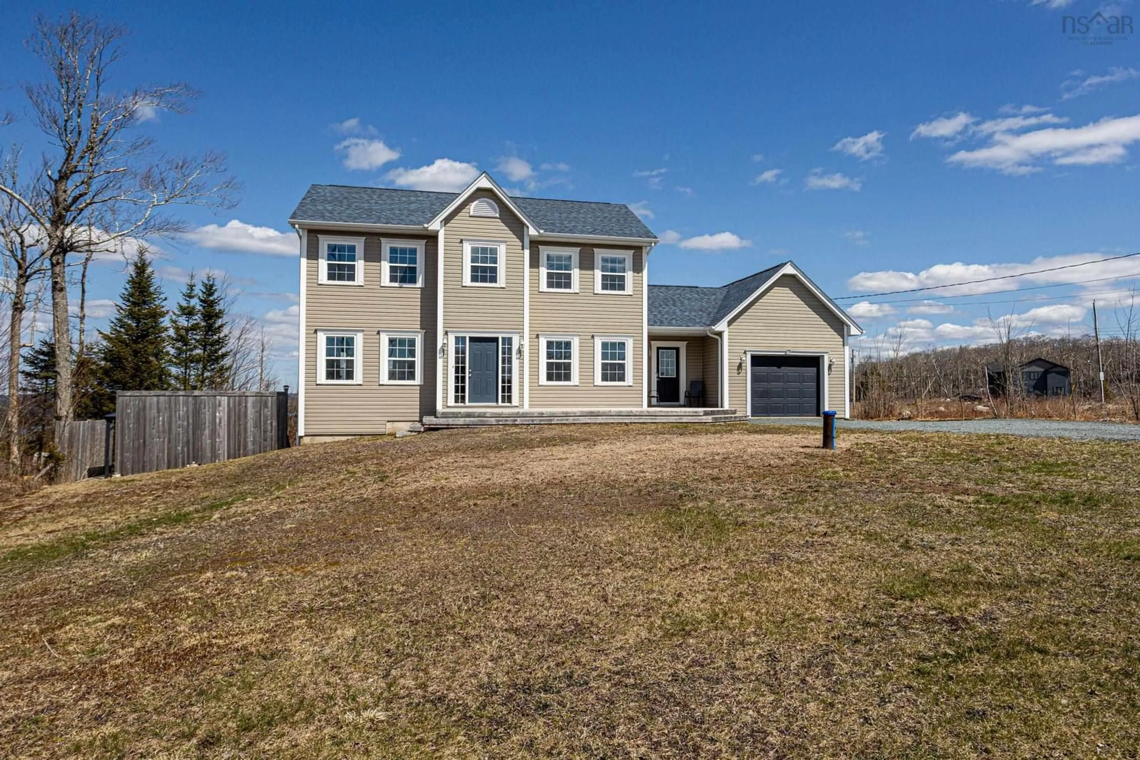 A pic from outside/outdoor area/front of a property/back of a property/a pic from drone, unknown for 597 Hemlock Dr, Upper Tantallon Nova Scotia B3Z 0G3