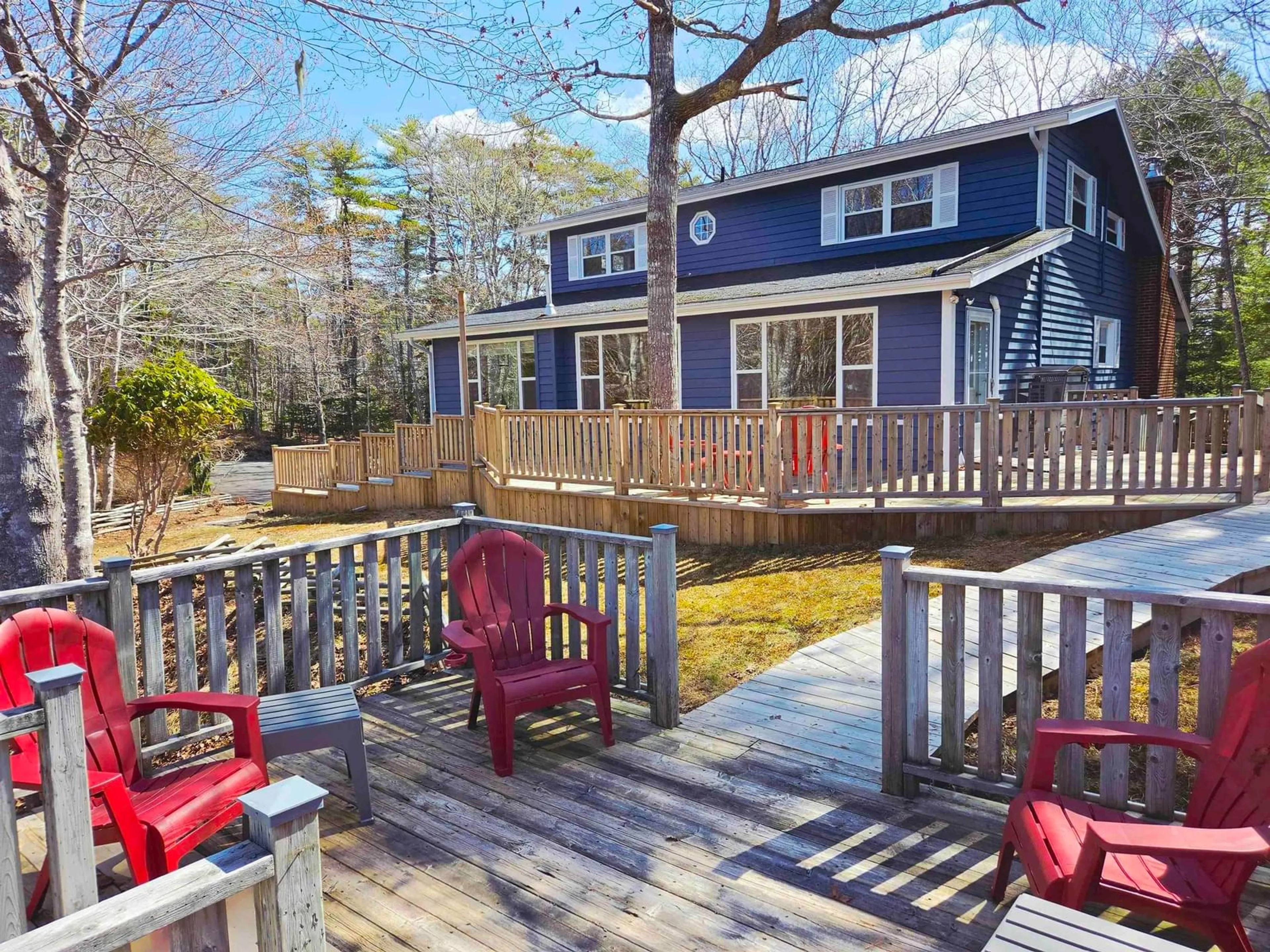 Patio, water/lake/river/ocean view for 74 Mcgills Point Lane, Shelburne Nova Scotia B0T 1W0