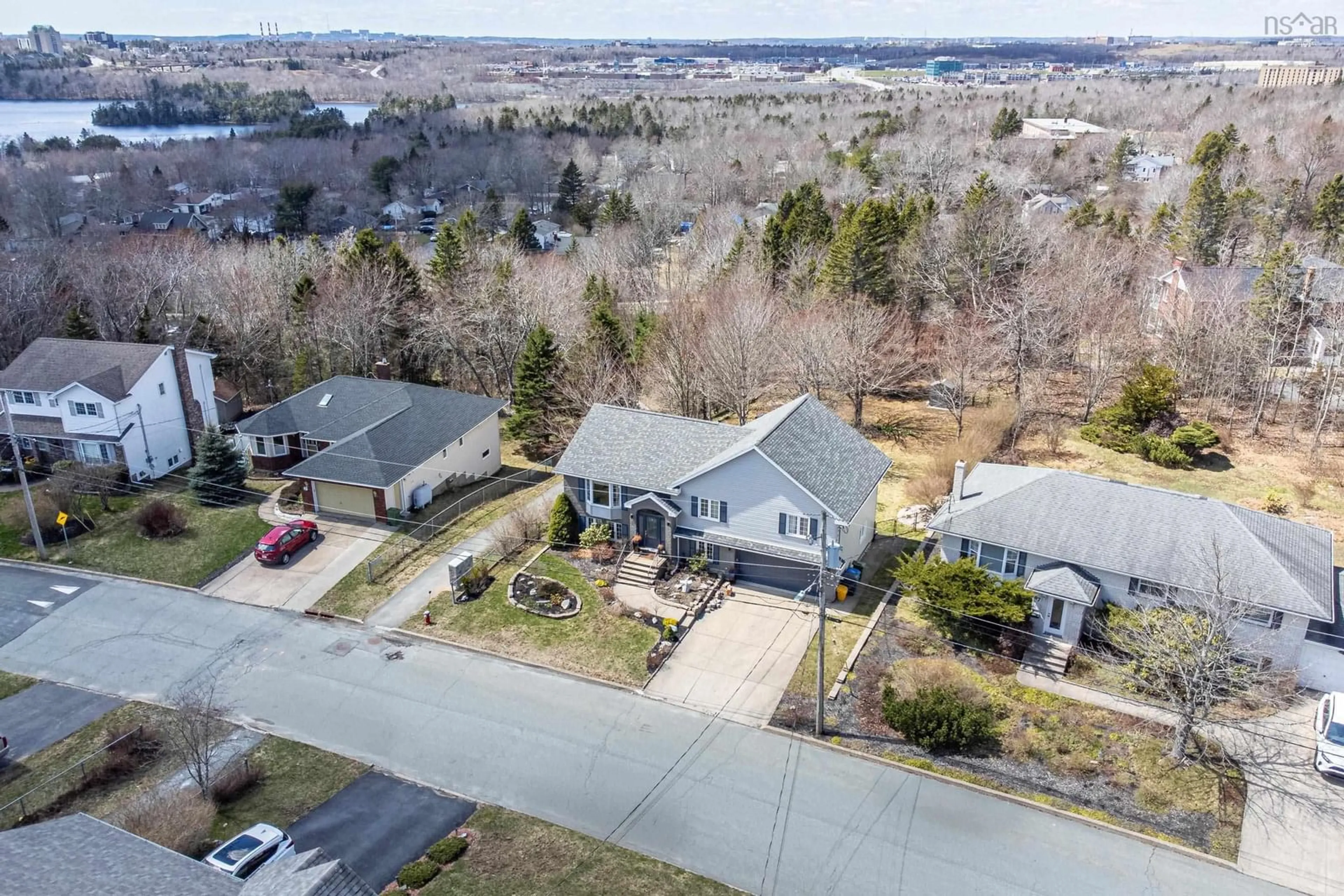 A pic from outside/outdoor area/front of a property/back of a property/a pic from drone, street for 65 Appian Way, Dartmouth Nova Scotia B2X 3G4