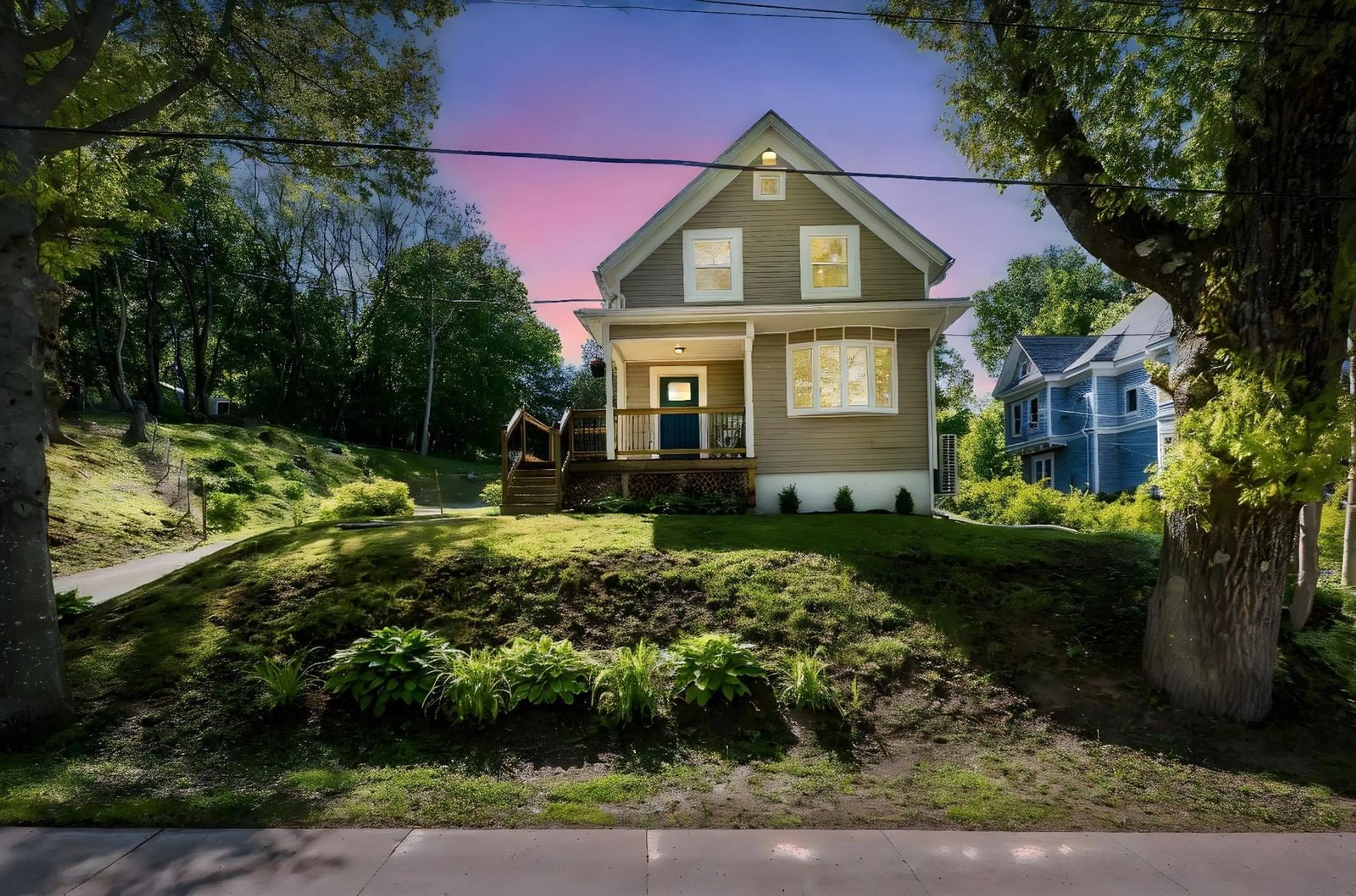 A pic from outside/outdoor area/front of a property/back of a property/a pic from drone, street for 73 Chester Ave, Kentville Nova Scotia B4N 2J5