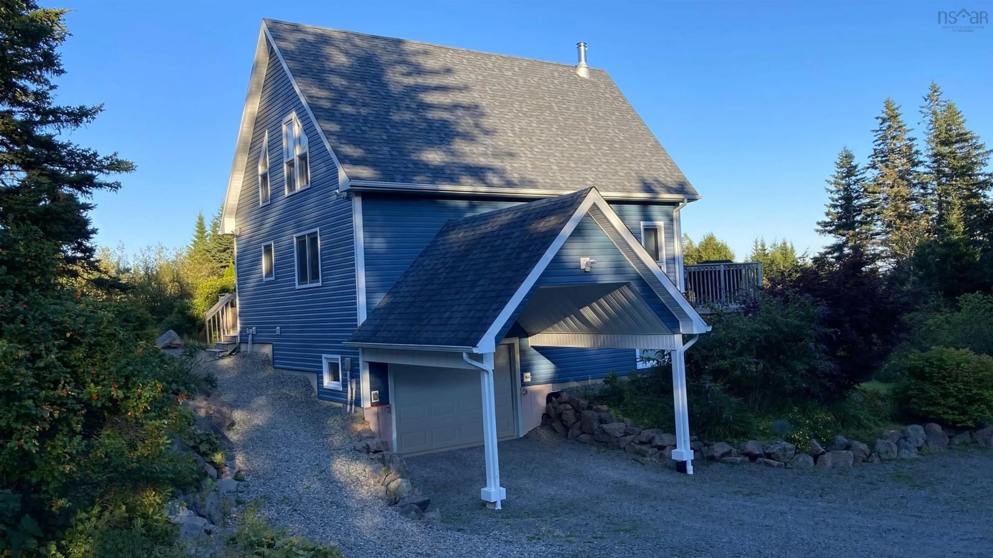 A pic from outside/outdoor area/front of a property/back of a property/a pic from drone, unknown for 85 Walkerville Rd, Walkerville Nova Scotia B0E 1J0